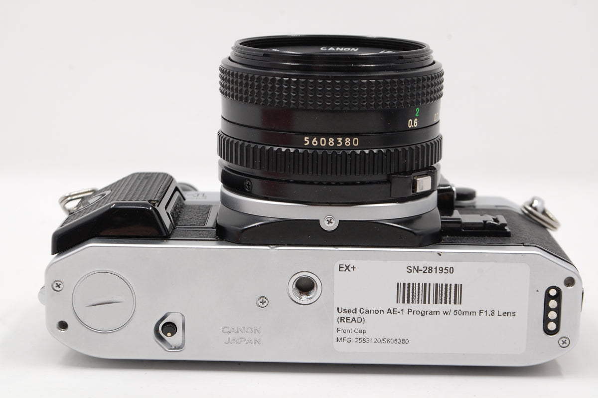 Used Canon AE-1 Program w/ 50mm F1.8 Lens (READ)