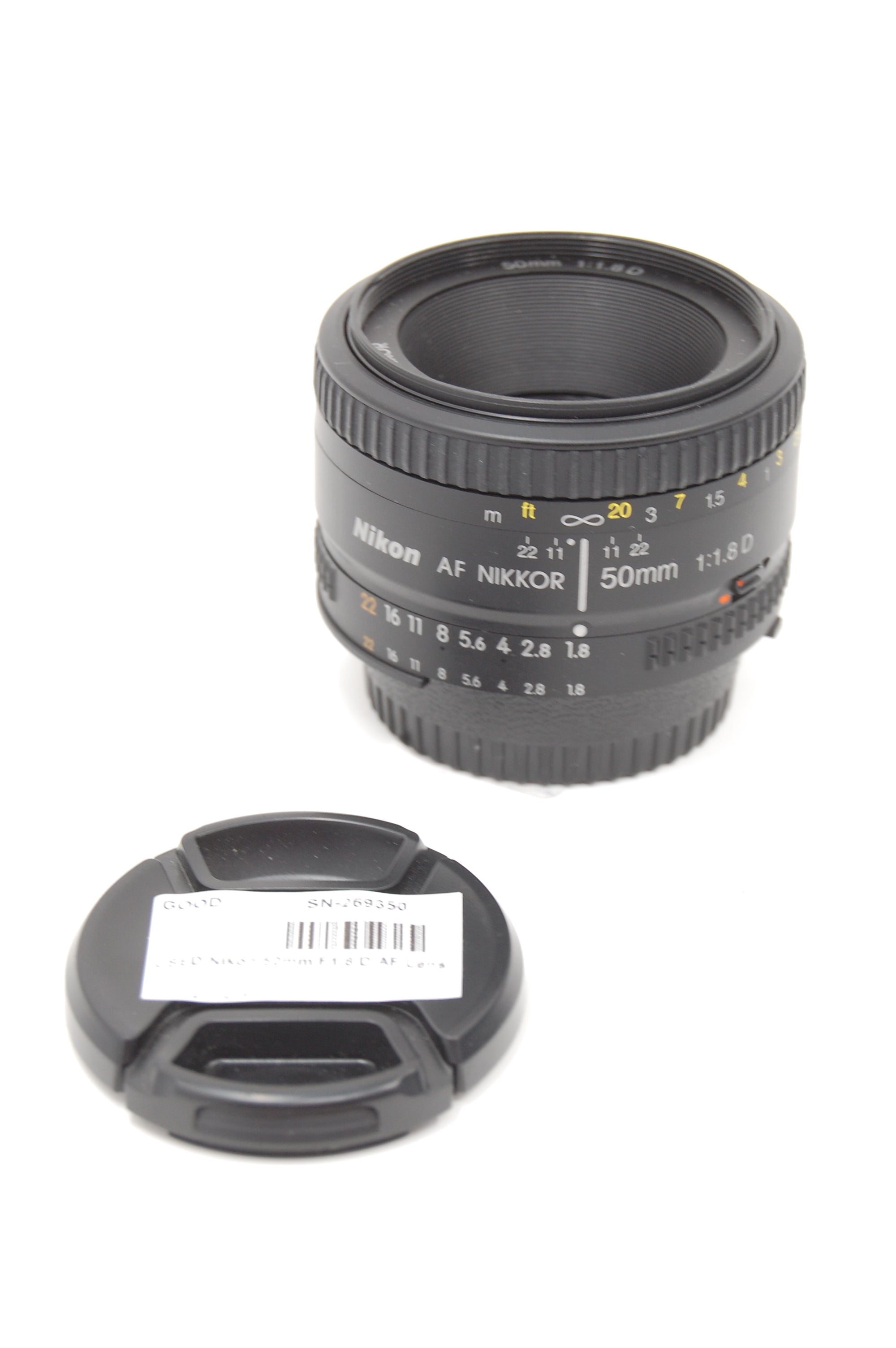 USED Nikon 50mm F1.8 D AF Lens