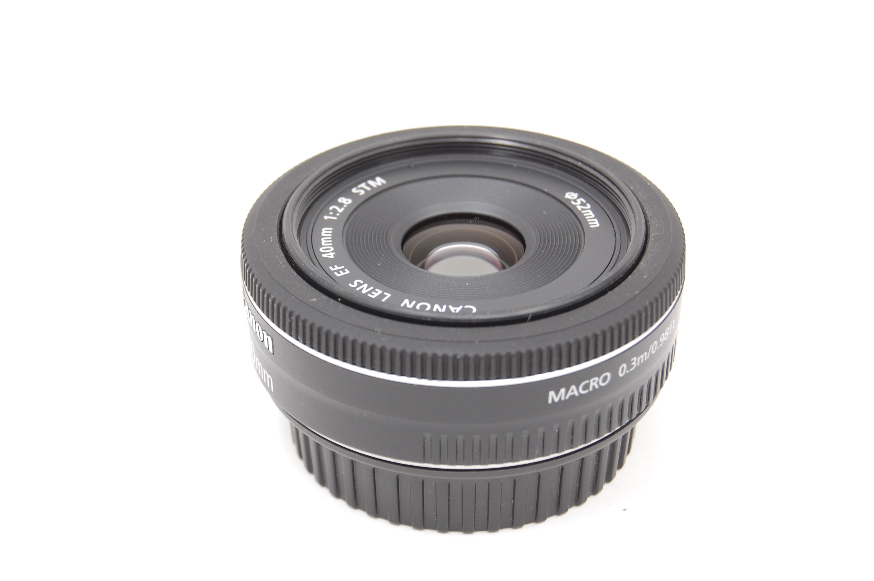 Canon 40mm マクロレンズ USED Canon 40mm F2.8 STM Pancake Lens