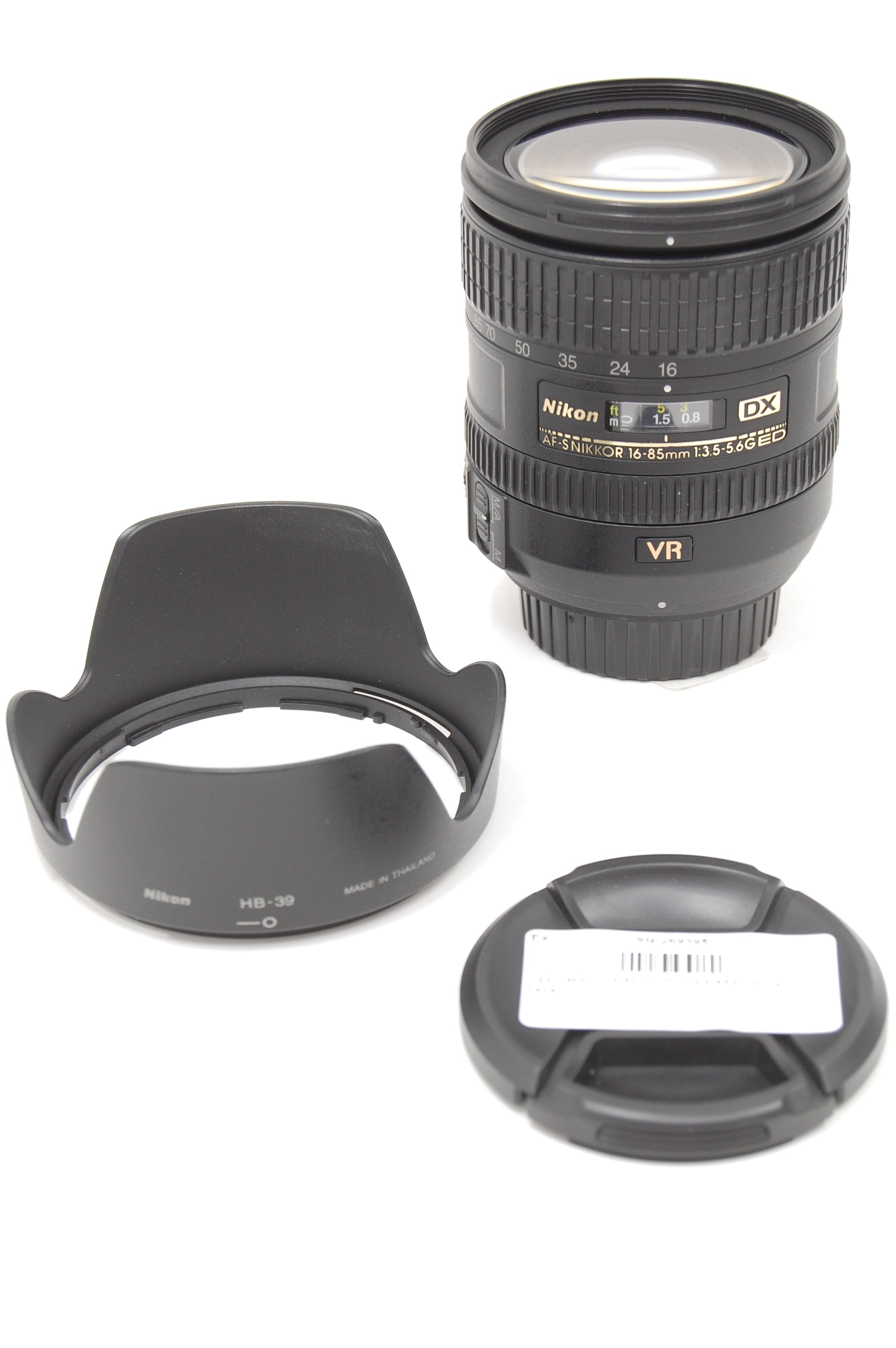 USED Nikon 16-85mm F3.5-5.6 AFS VR DX G Lens