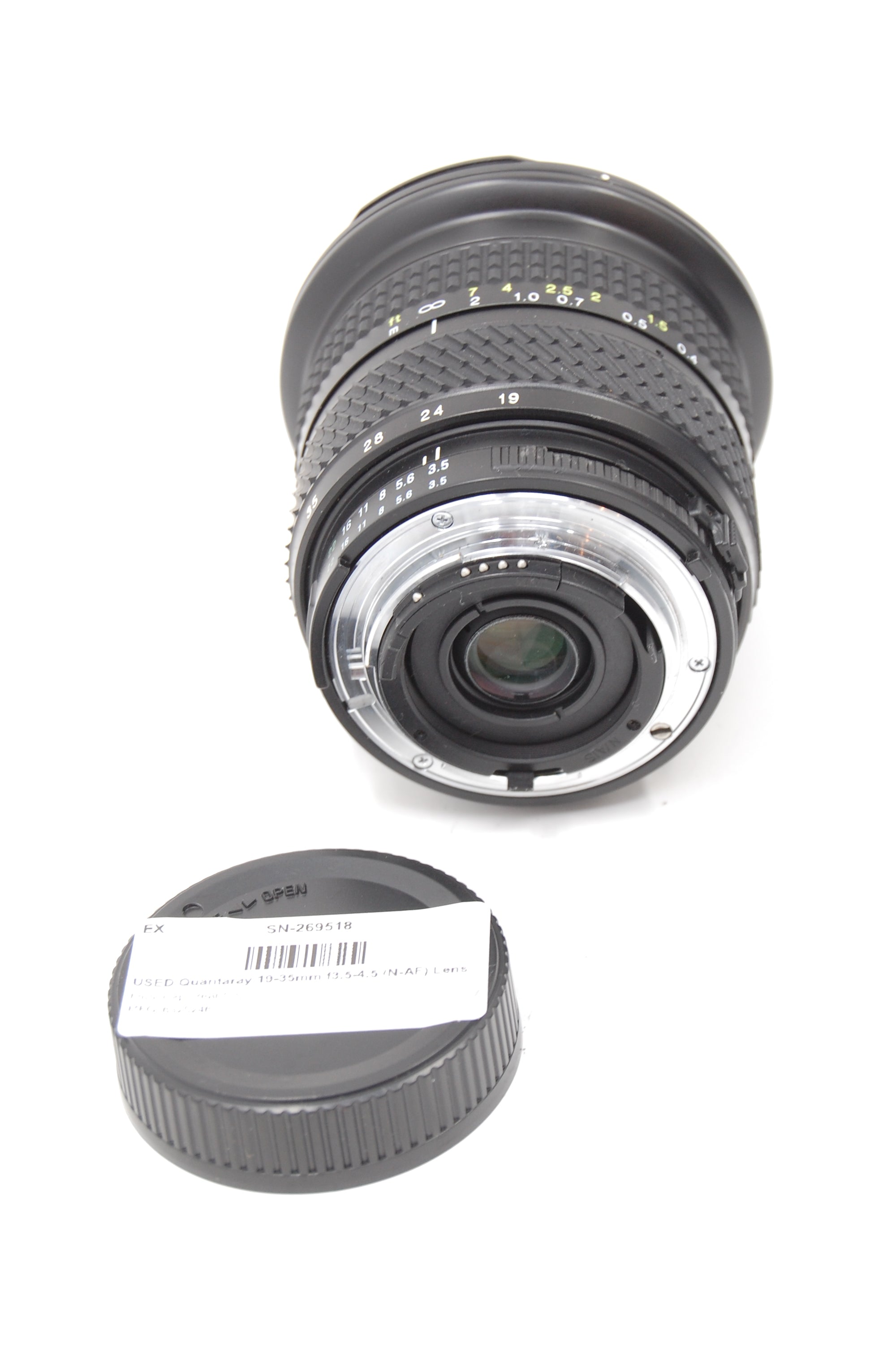 USED Quantaray 19-35mm f3.5-4.5 (N-AF) Lens