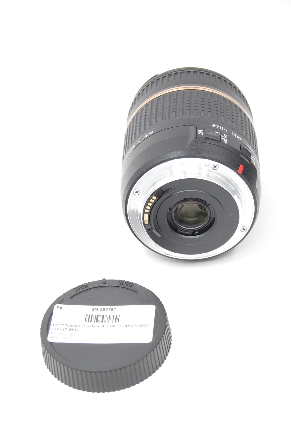 USED Tamron 18-270mm F3.5-6.3 Di II VC PZD AF Lens (C-EFs)