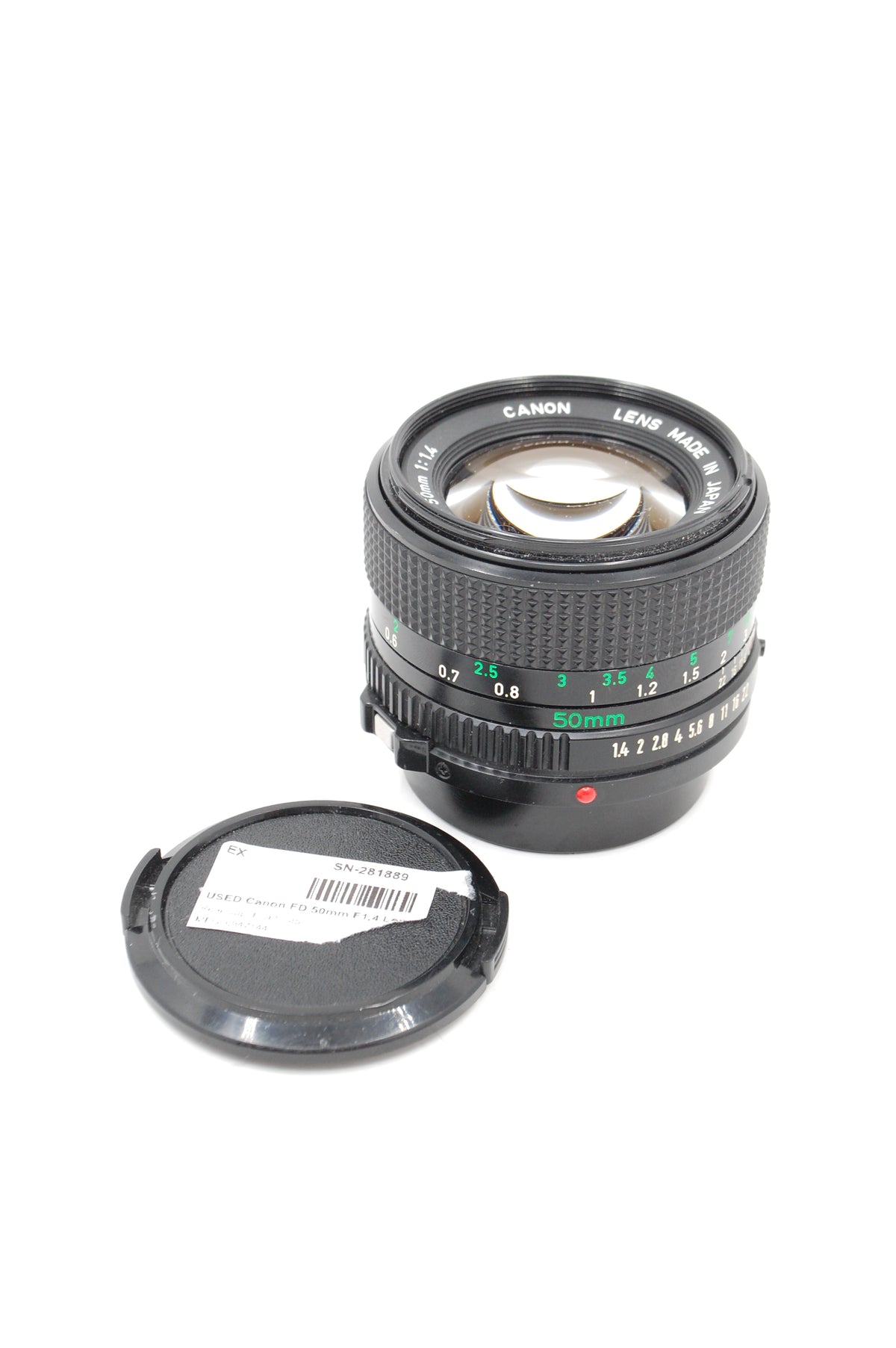 USED Canon FD 50mm F1.4 Lens