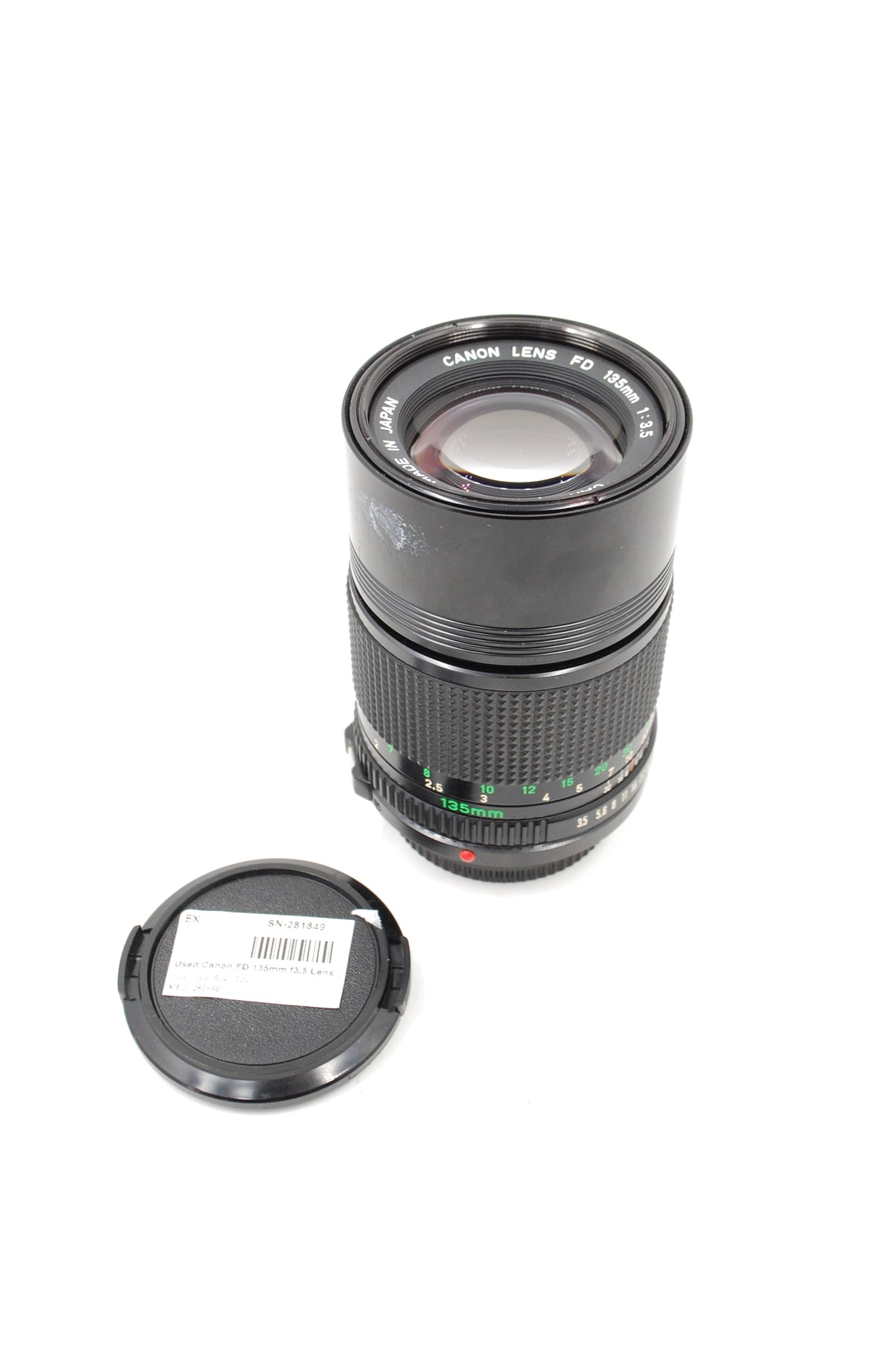 Used Canon FD 135mm f3.5 Lens