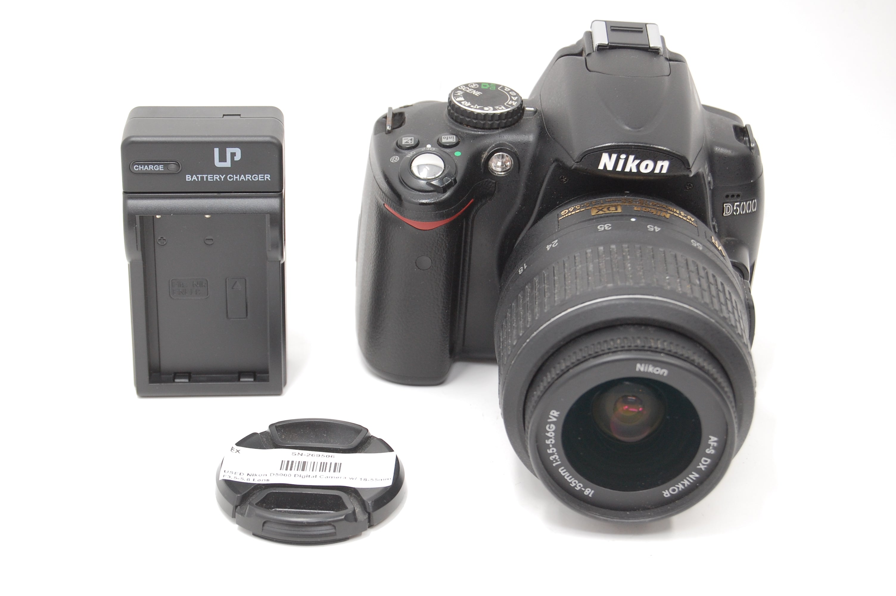 USED Nikon D5000 Digital Camera w/ 18-55mm F3.5-5.6 Lens