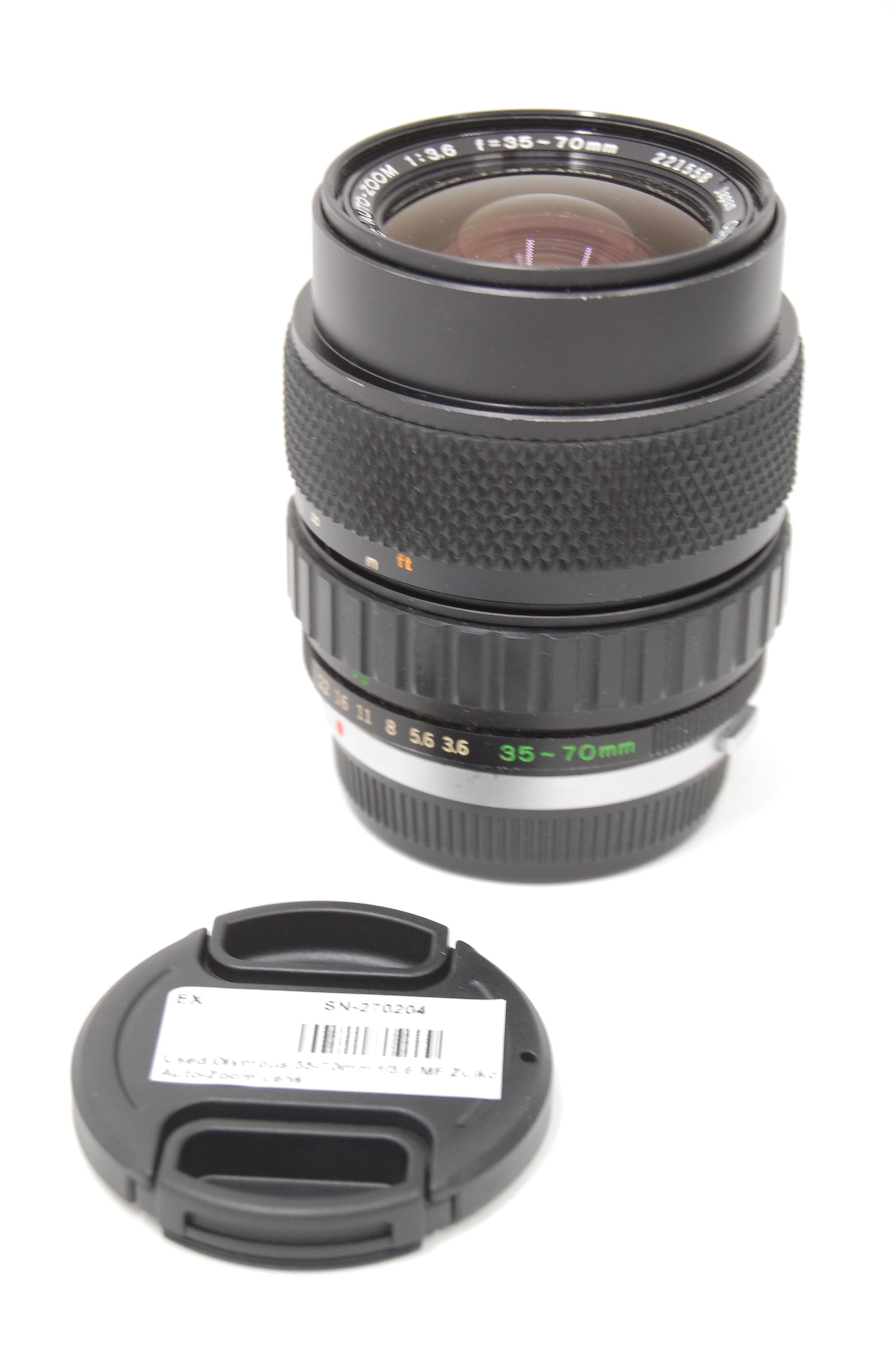 Used Olympus 35-70mm f/3.6 MF Zuiko Auto-Zoom Lens