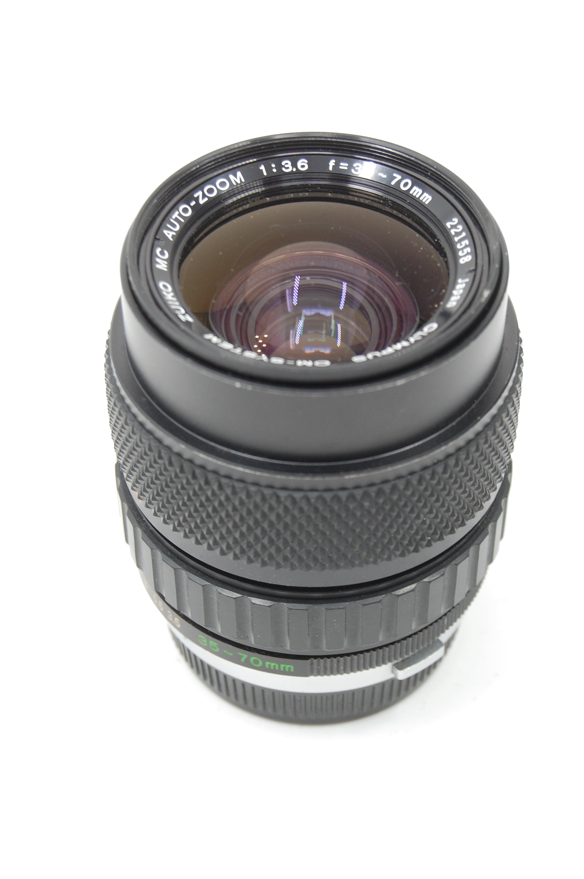 Used Olympus 35-70mm f/3.6 MF Zuiko Auto-Zoom Lens