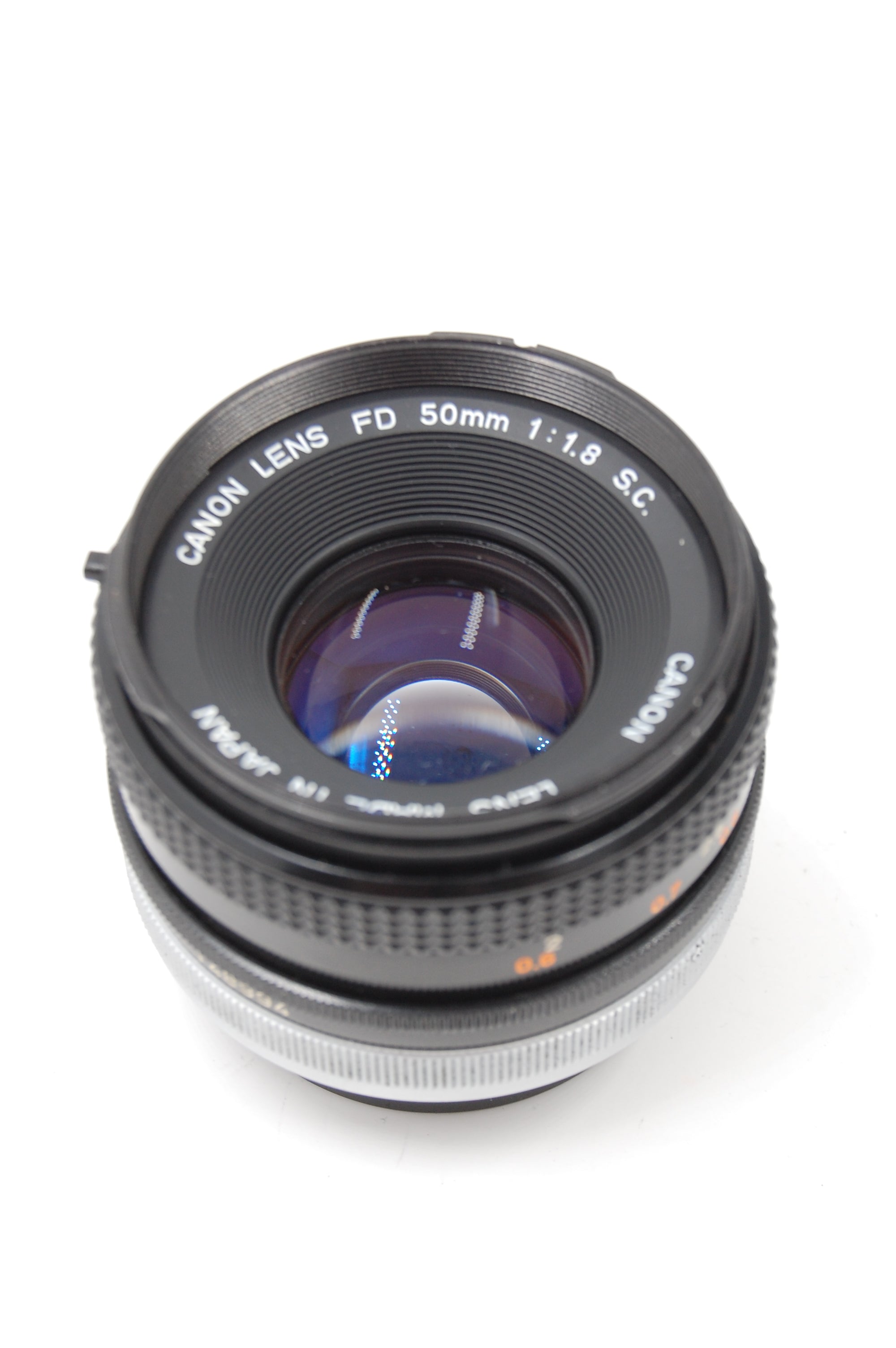 Used Canon 50mm f1.8 S.C. FD Lens
