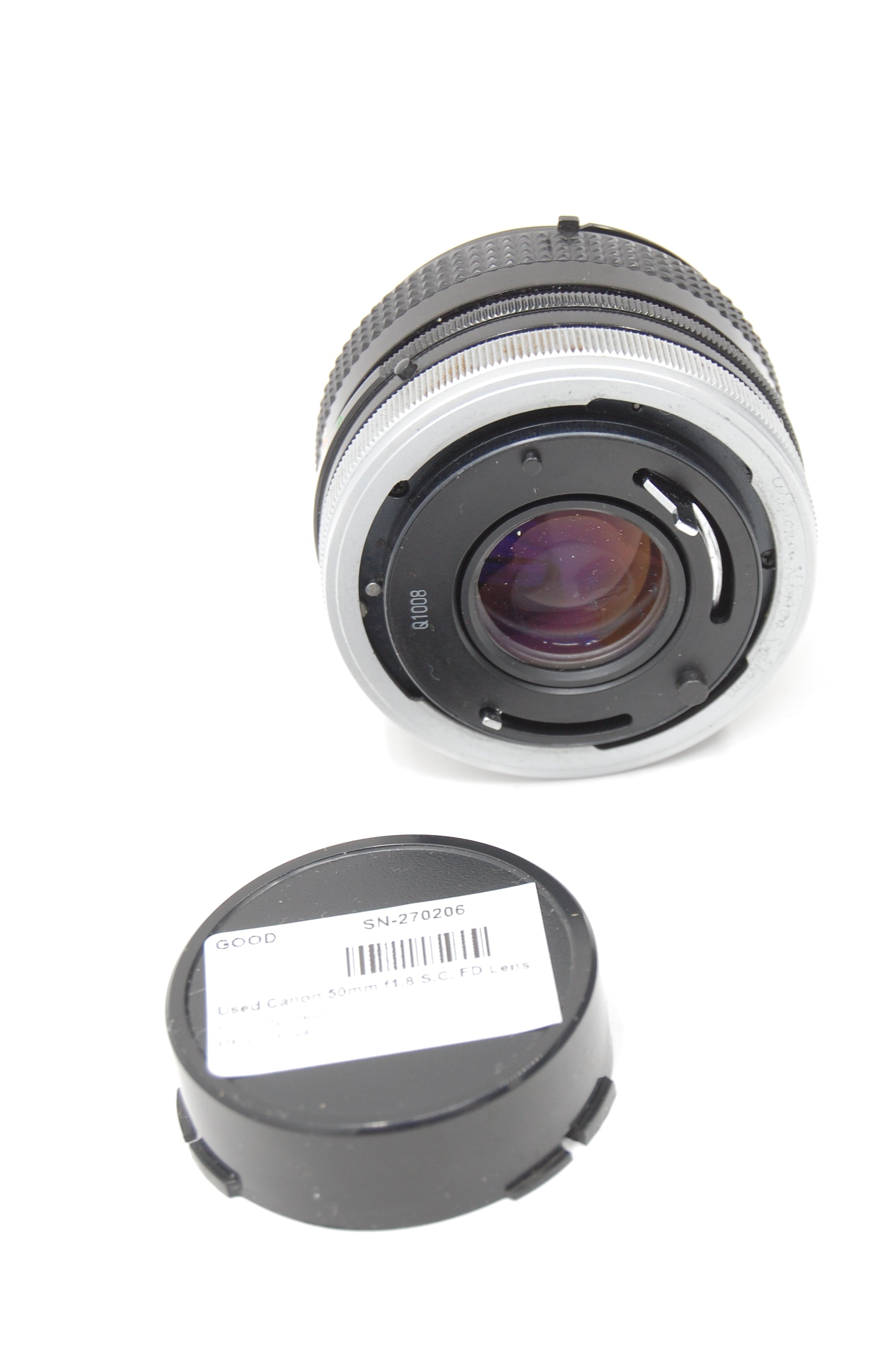Used Canon 50mm f1.8 S.C. FD Lens
