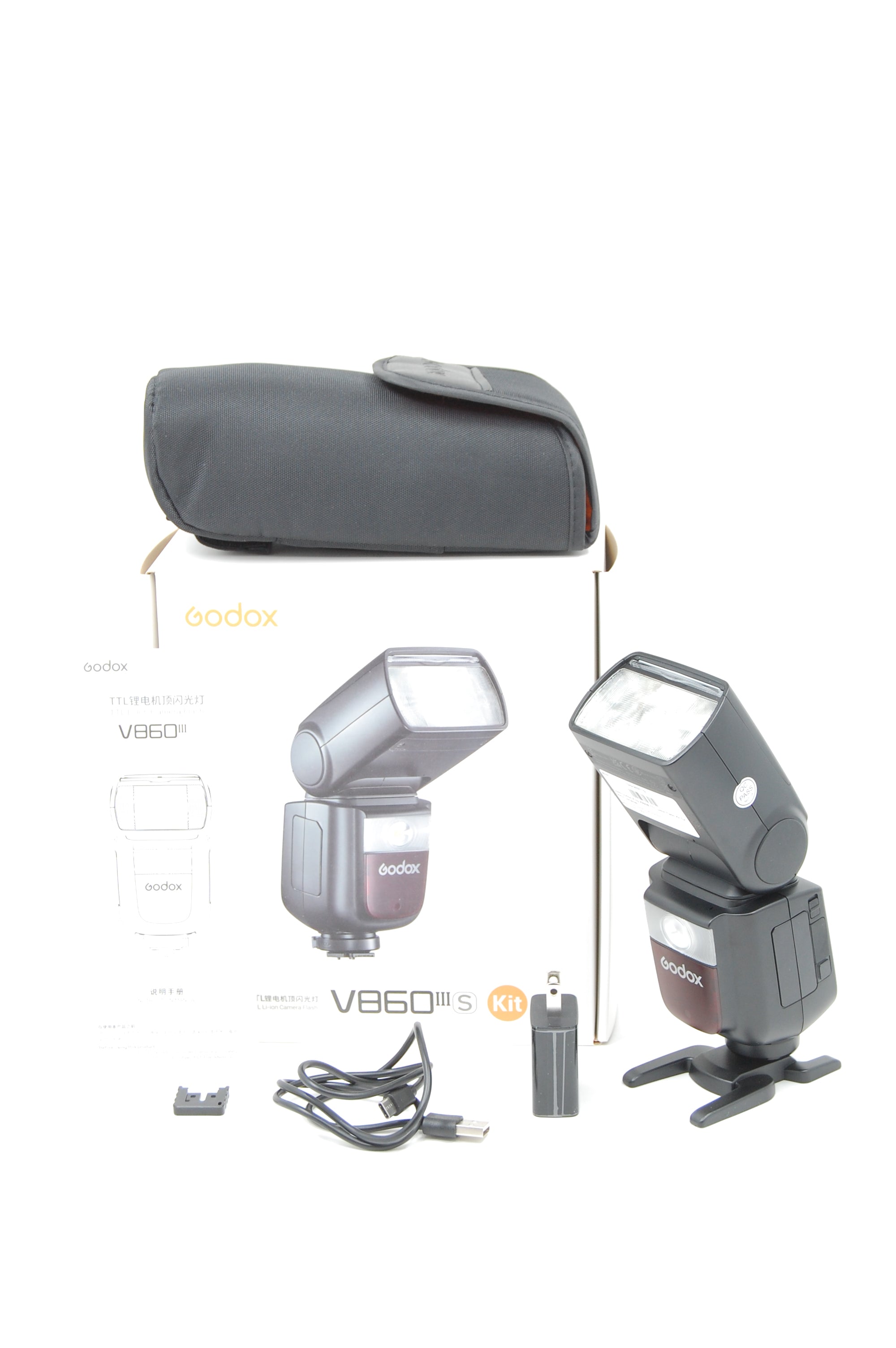 Used Godox Ving V860III TTL Li-Ion Flash Kit for Sony Cameras