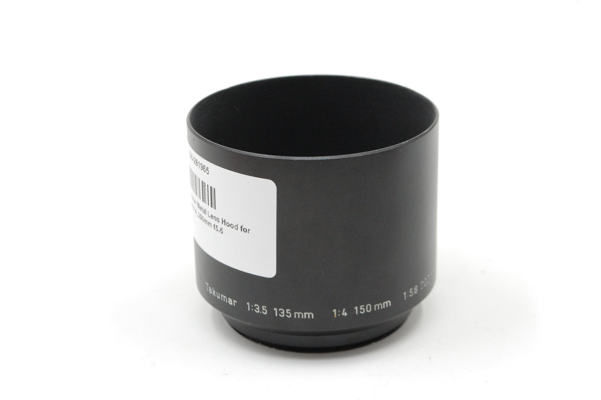 USED Pentax Takumar Metal Lens Hood for 135mm f3.5, 150mm f4, 200mm f5.6