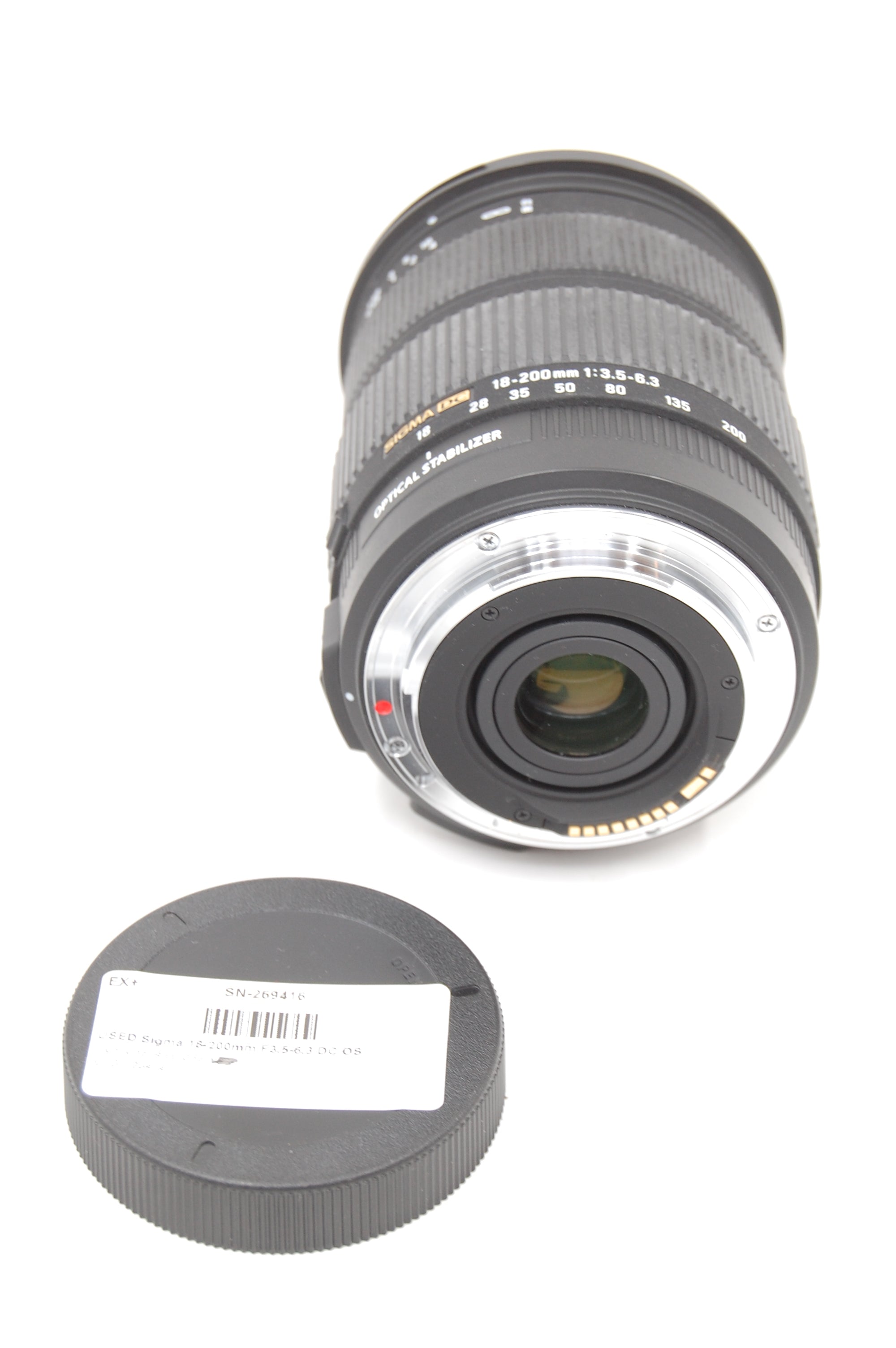 USED Sigma 18-200mm F3.5-6.3 DC OS (C-EF) Lens