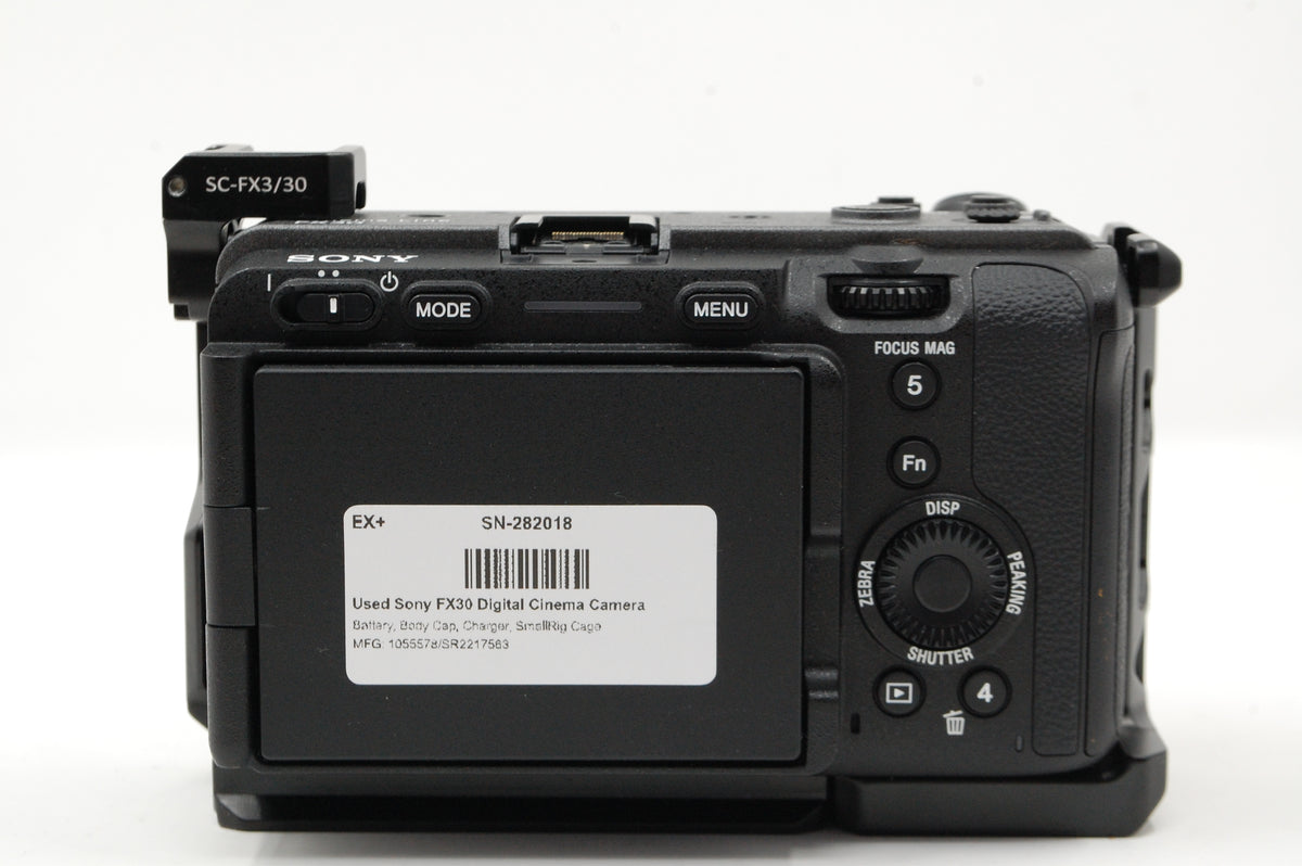 Used Sony FX30 Digital Cinema Camera