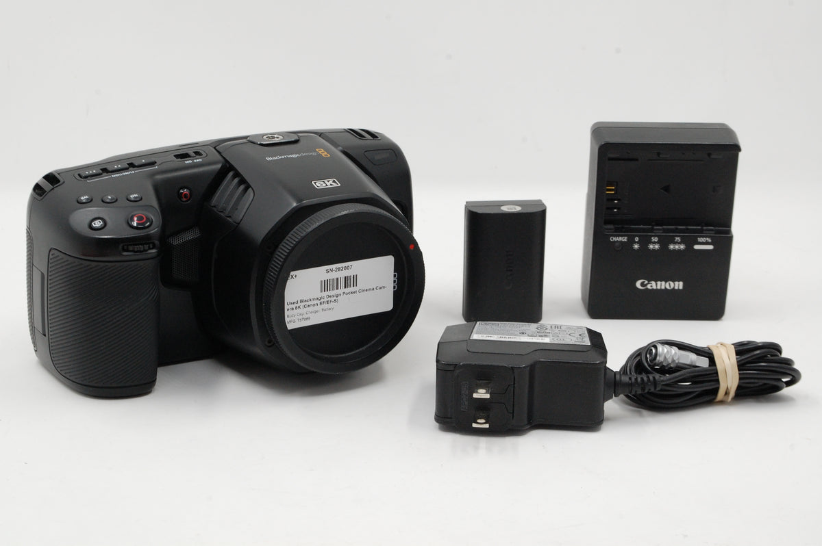Used Blackmagic Design Pocket Cinema Camera 6K (Canon EF/EF-S)