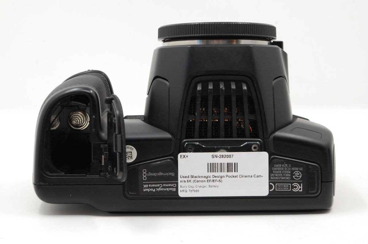 Used Blackmagic Design Pocket Cinema Camera 6K (Canon EF/EF-S)