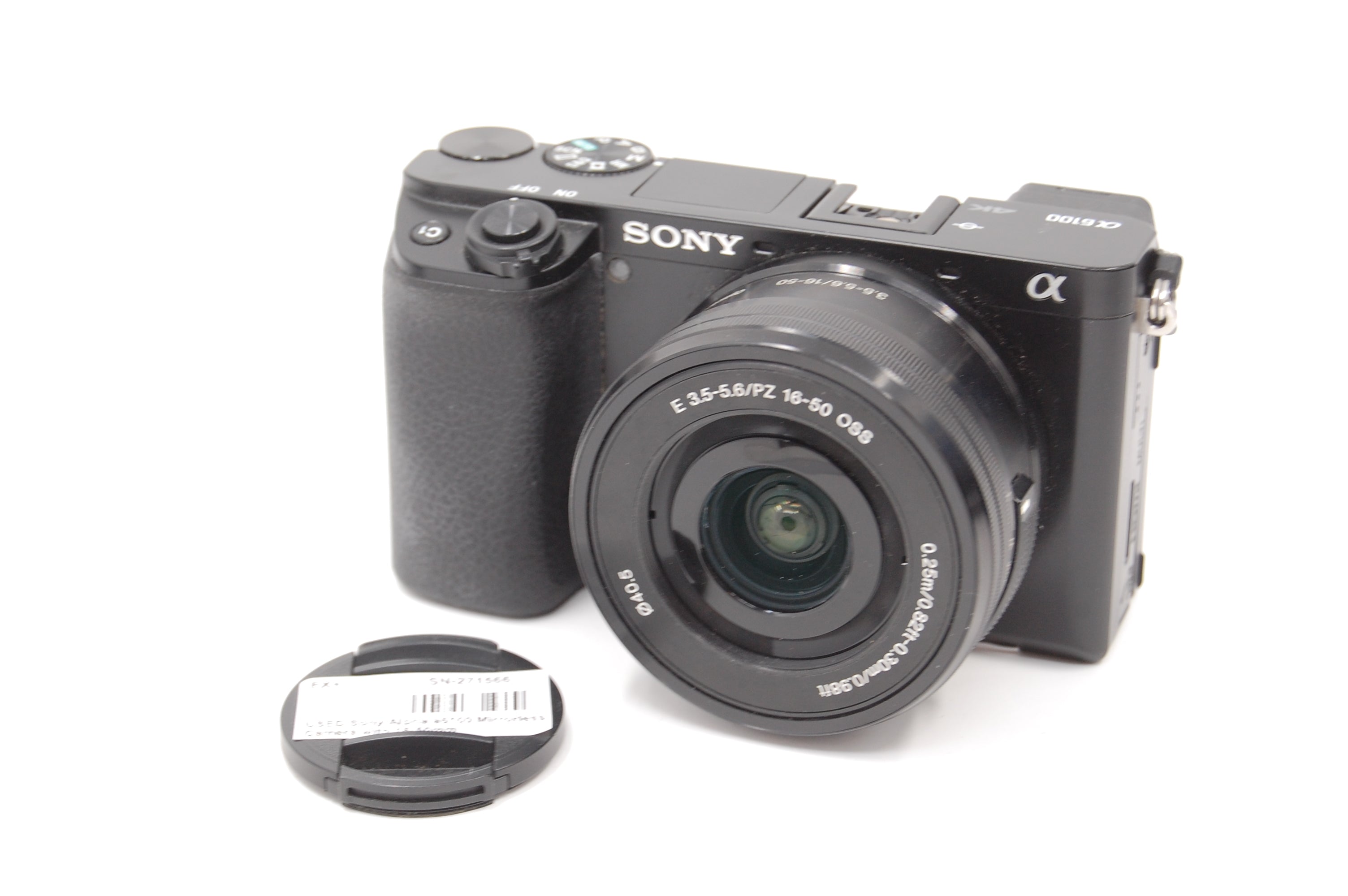 USED Sony Alpha a6100 Mirrorless Digital Camera with 16-50mm