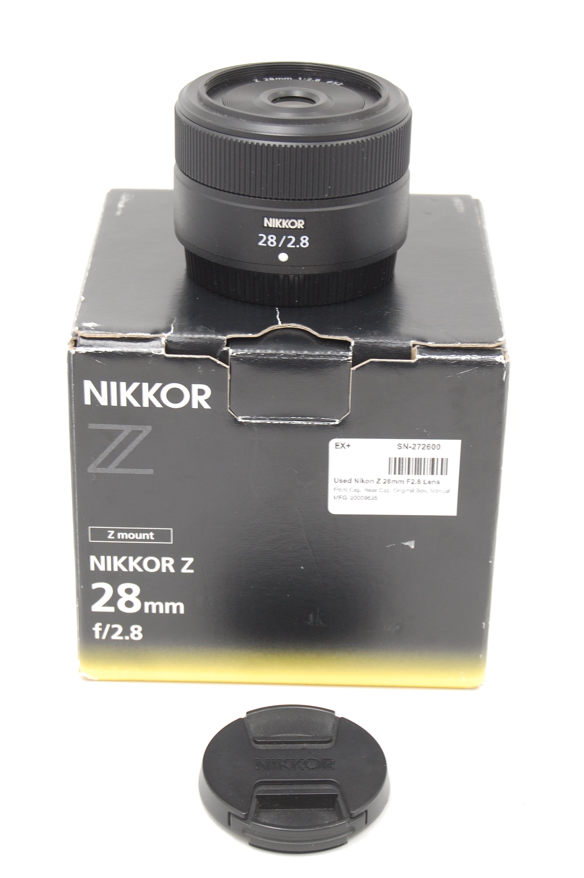 【新品】NIKKOR Z 28mm f2.8 SE 26/03購入 保証書あり Used Nikon Z 28mm F2.8 Lens