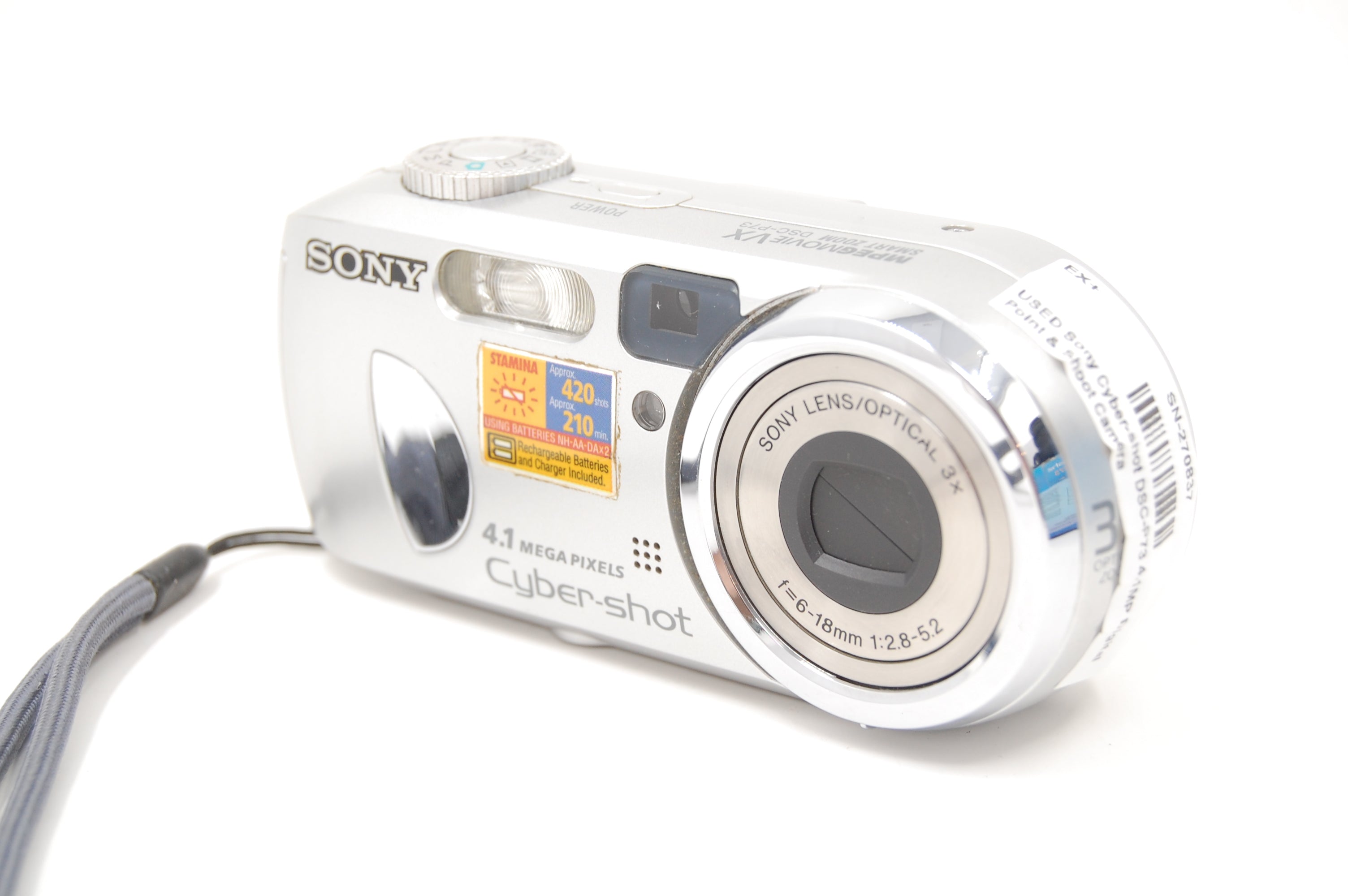 USED Sony Cyber-shot DSC-P73 4.1MP Digital Point & Shoot Camera
