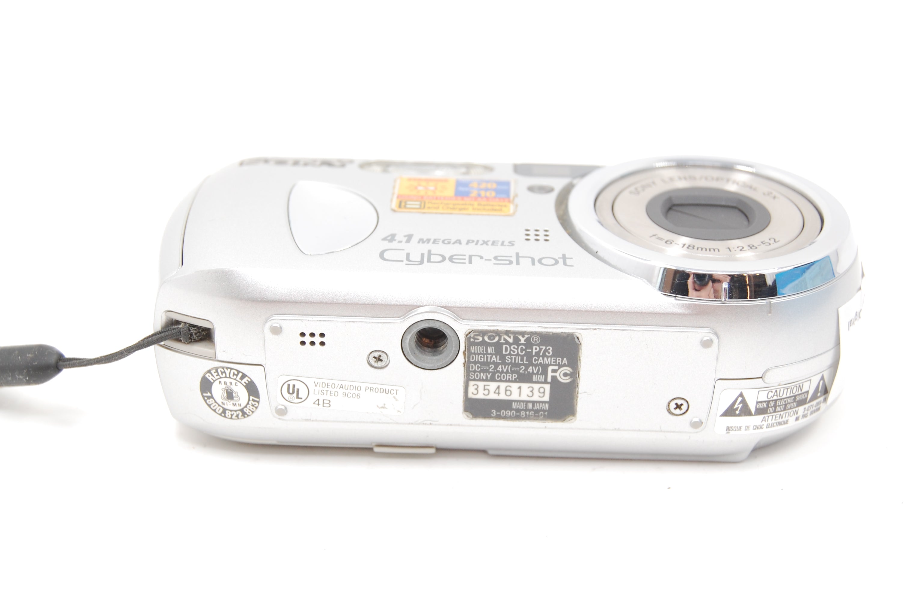 USED Sony Cyber-shot DSC-P73 4.1MP Digital Point & Shoot Camera