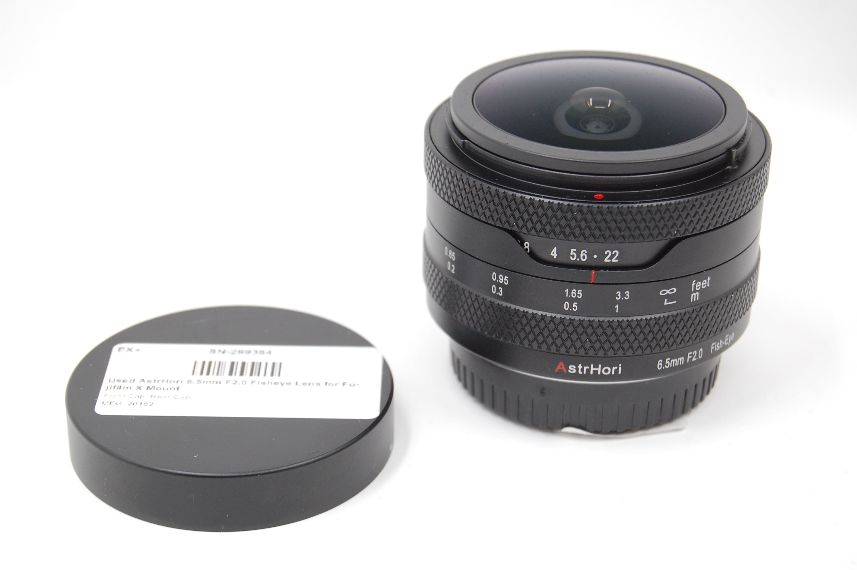 Used AstrHori 6.5mm F2.0 Fisheye Lens for Fujifilm X Mount