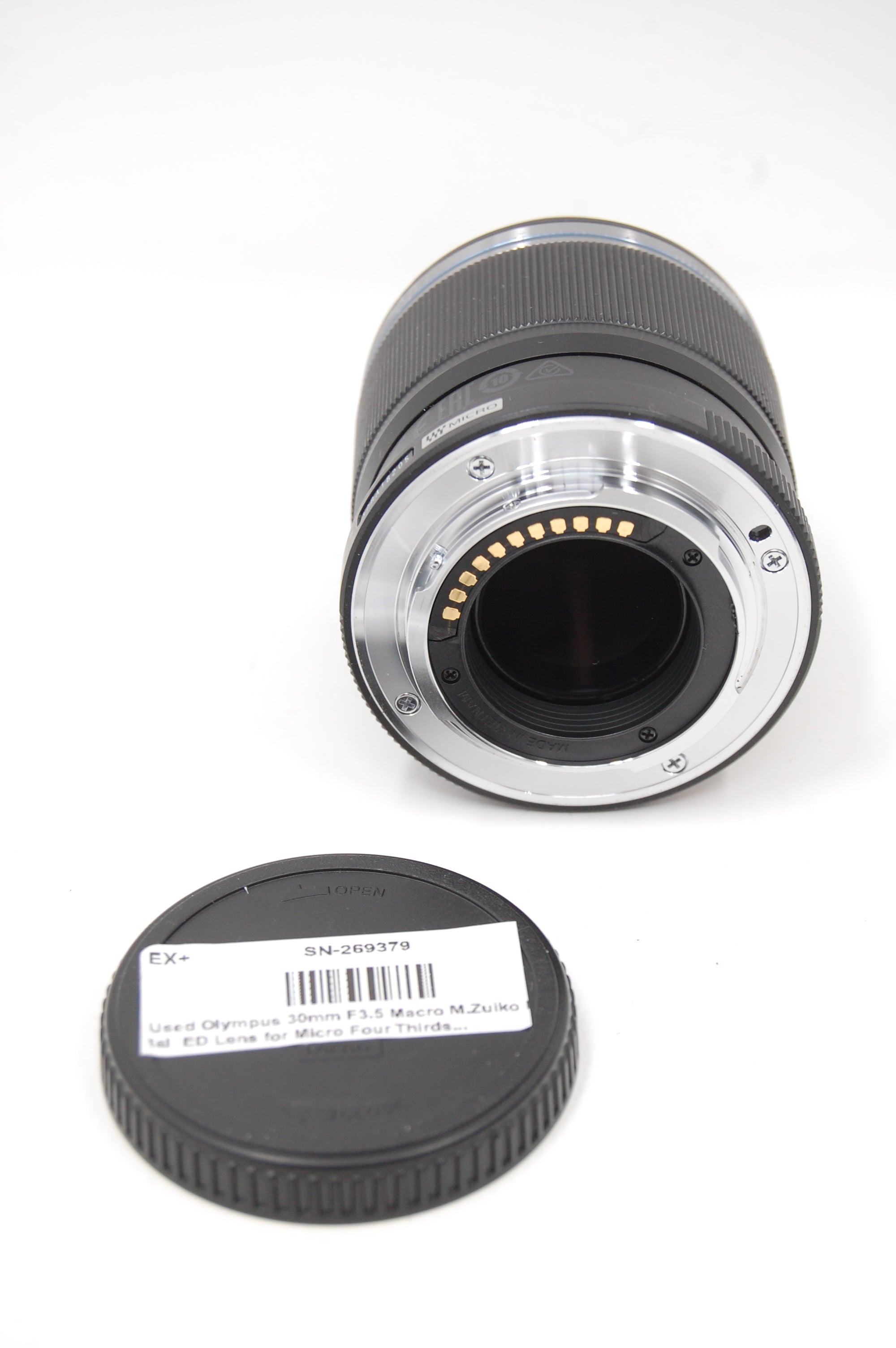 Used Olympus 30mm F3.5 Macro M.Zuiko Digital  ED Lens for Micro Four Thirds (Black)