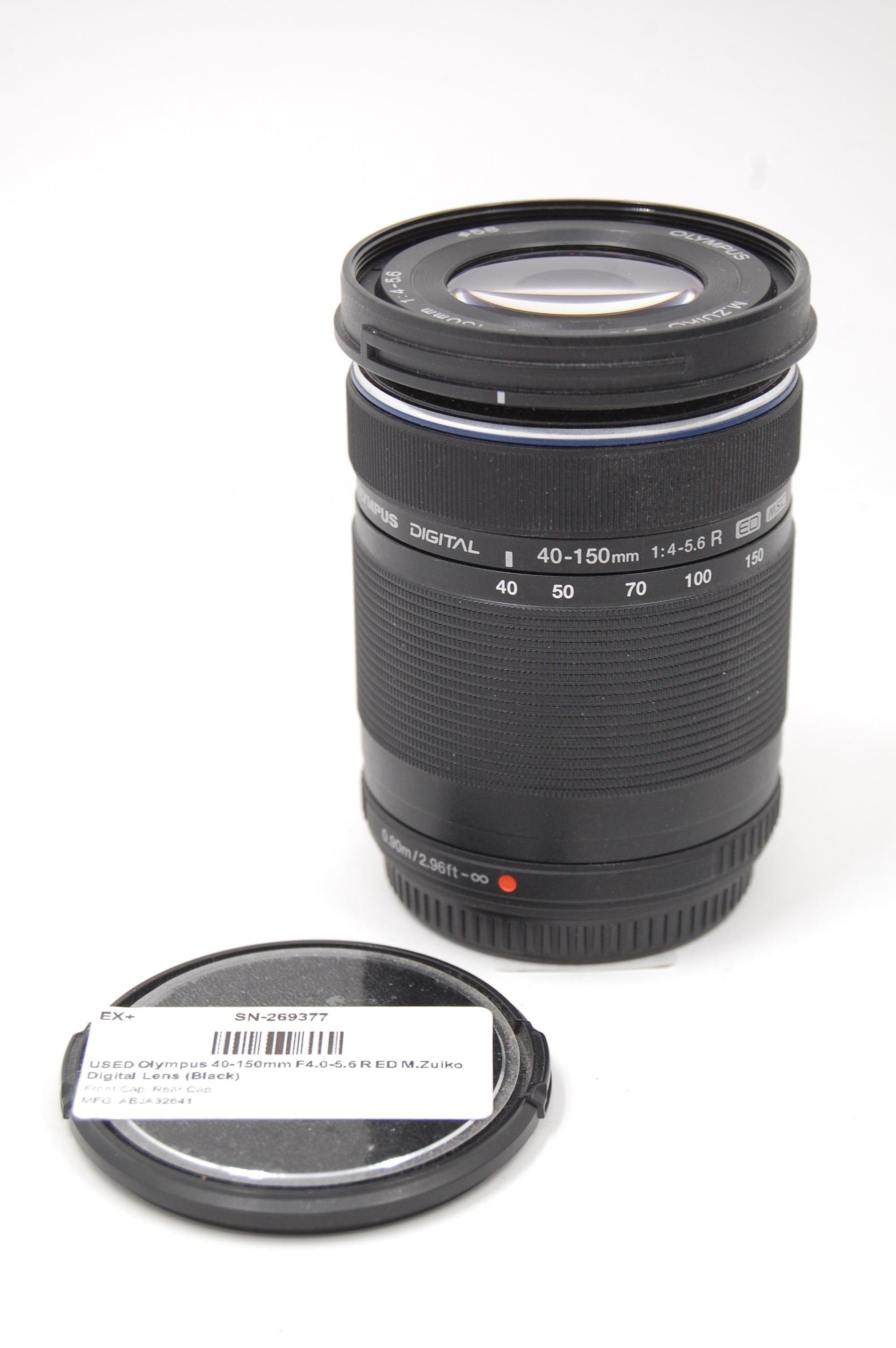 USED Olympus 40-150mm F4.0-5.6 R ED M.Zuiko Digital Lens (Black)