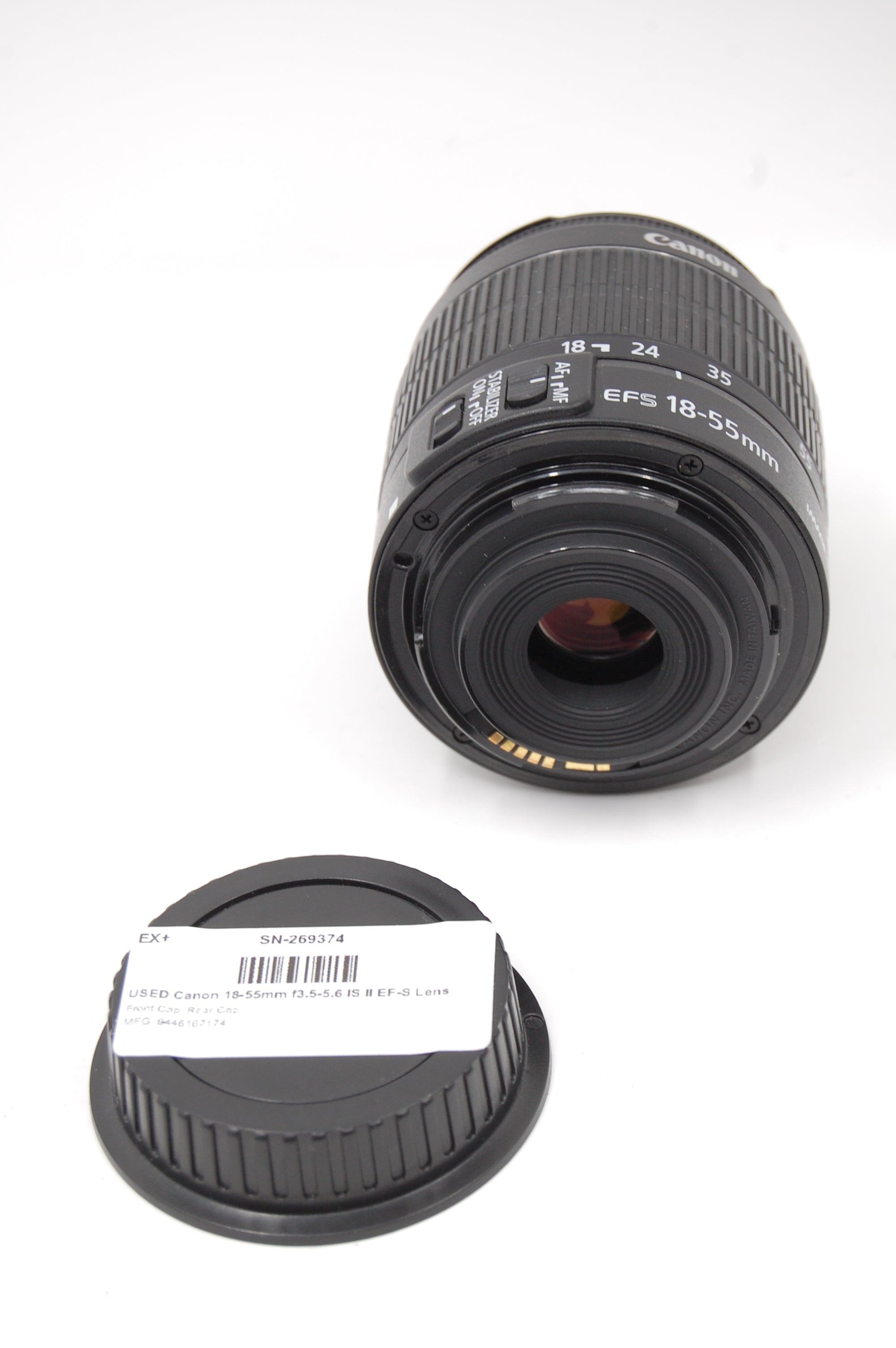 USED Canon 18-55mm f3.5-5.6 IS II EF-S Lens