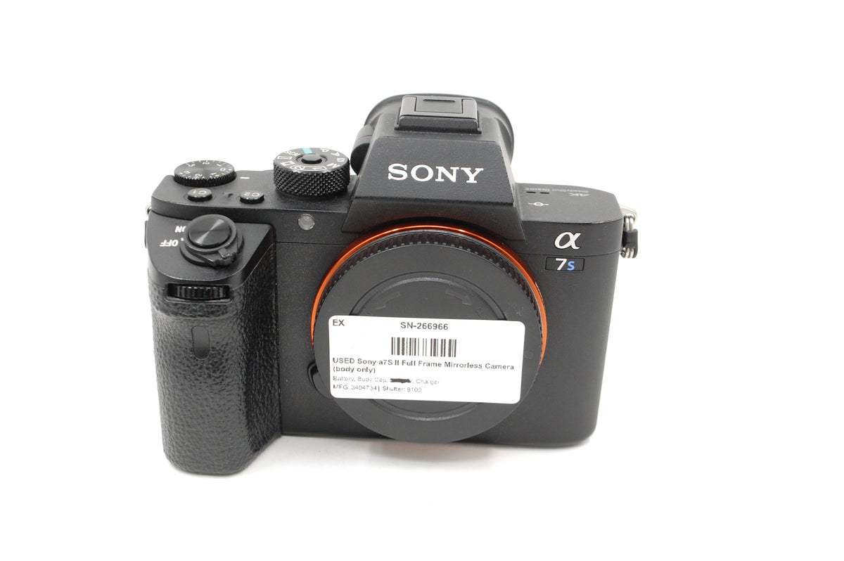 USED Sony a7S II Full Frame Mirrorless Camera (body only)