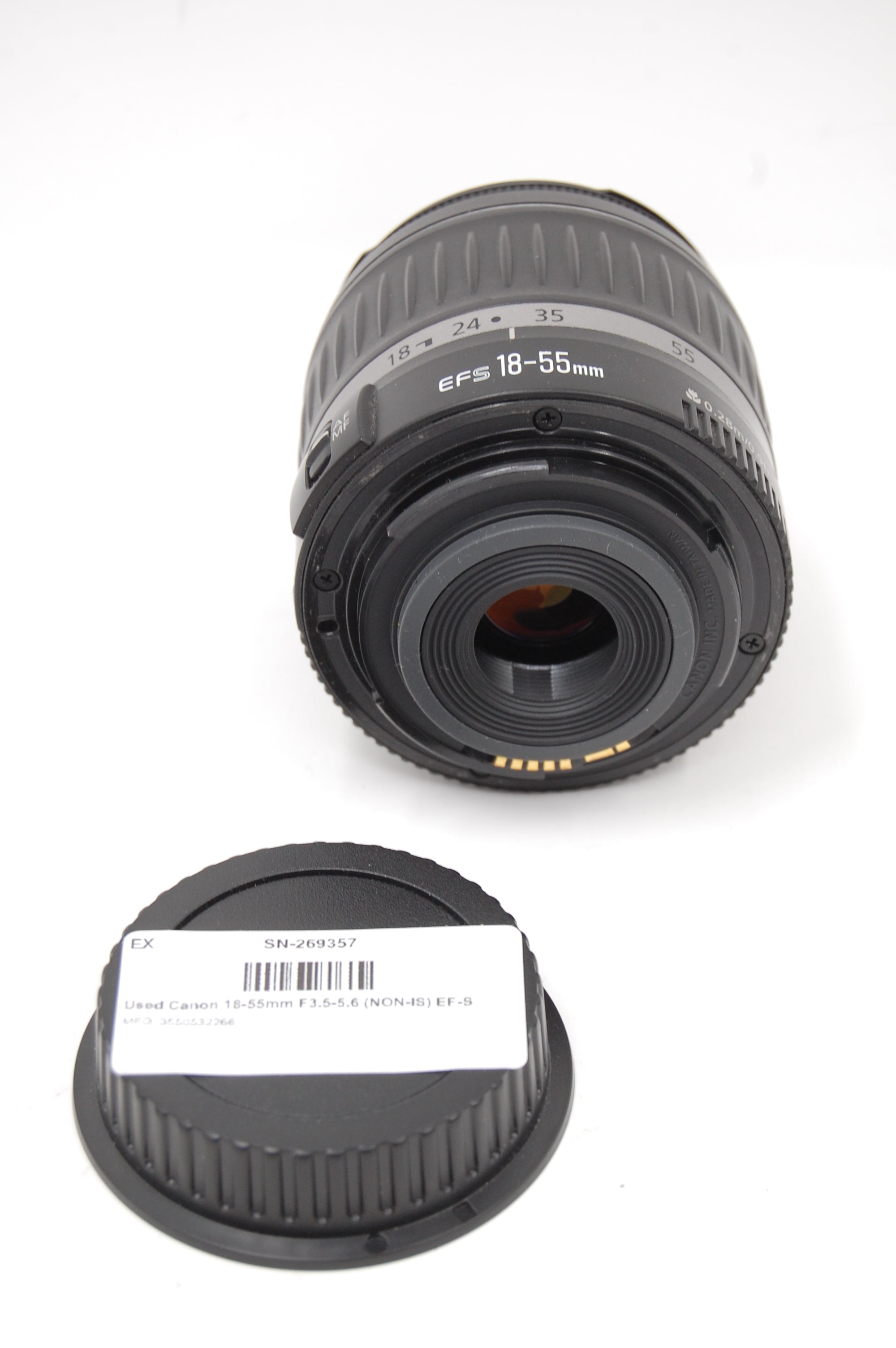 Used Canon 18-55mm F3.5-5.6 (NON-IS) EF-S