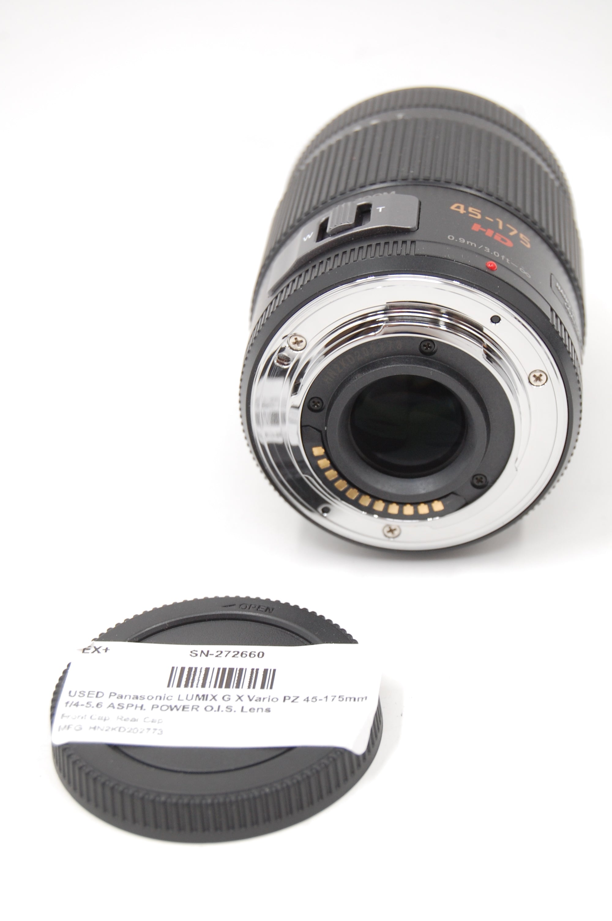 USED Panasonic LUMIX G X Vario PZ 45-175mm f/4-5.6 ASPH. POWER O.I.S. Lens