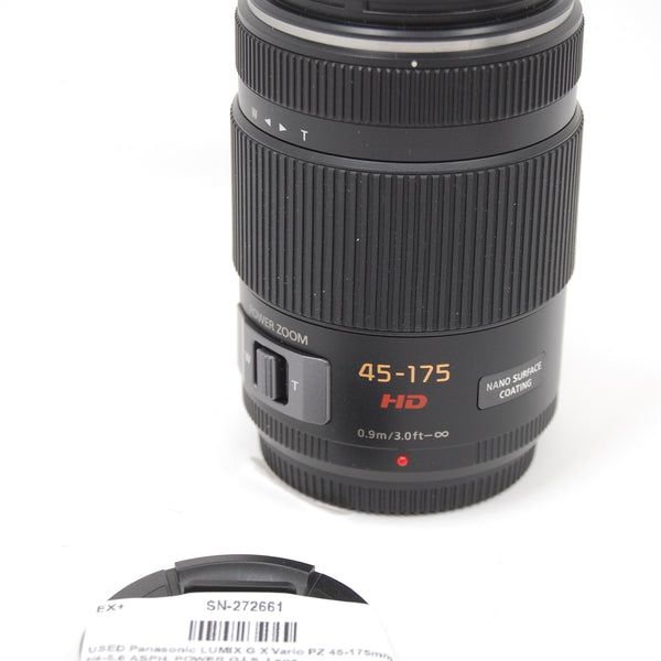 USED Panasonic LUMIX G X Vario PZ 45-175mm f/4-5.6 ASPH. POWER O.I.S.