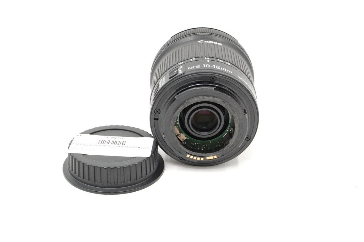 USED Canon EF-S 10-18mm f4.5-5.6 IS STM Lens