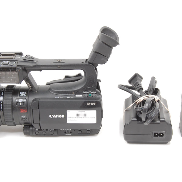 Used Canon XF105 HD Professional Camcorder