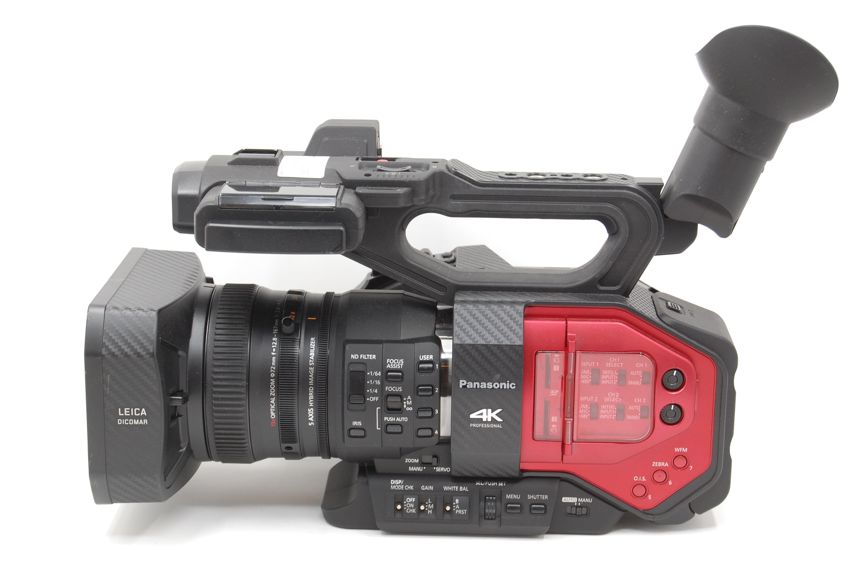 USED Panasonic AG-DVX200 4K Camcorder with Four Thirds Sensor and Integrated Zoom Lens