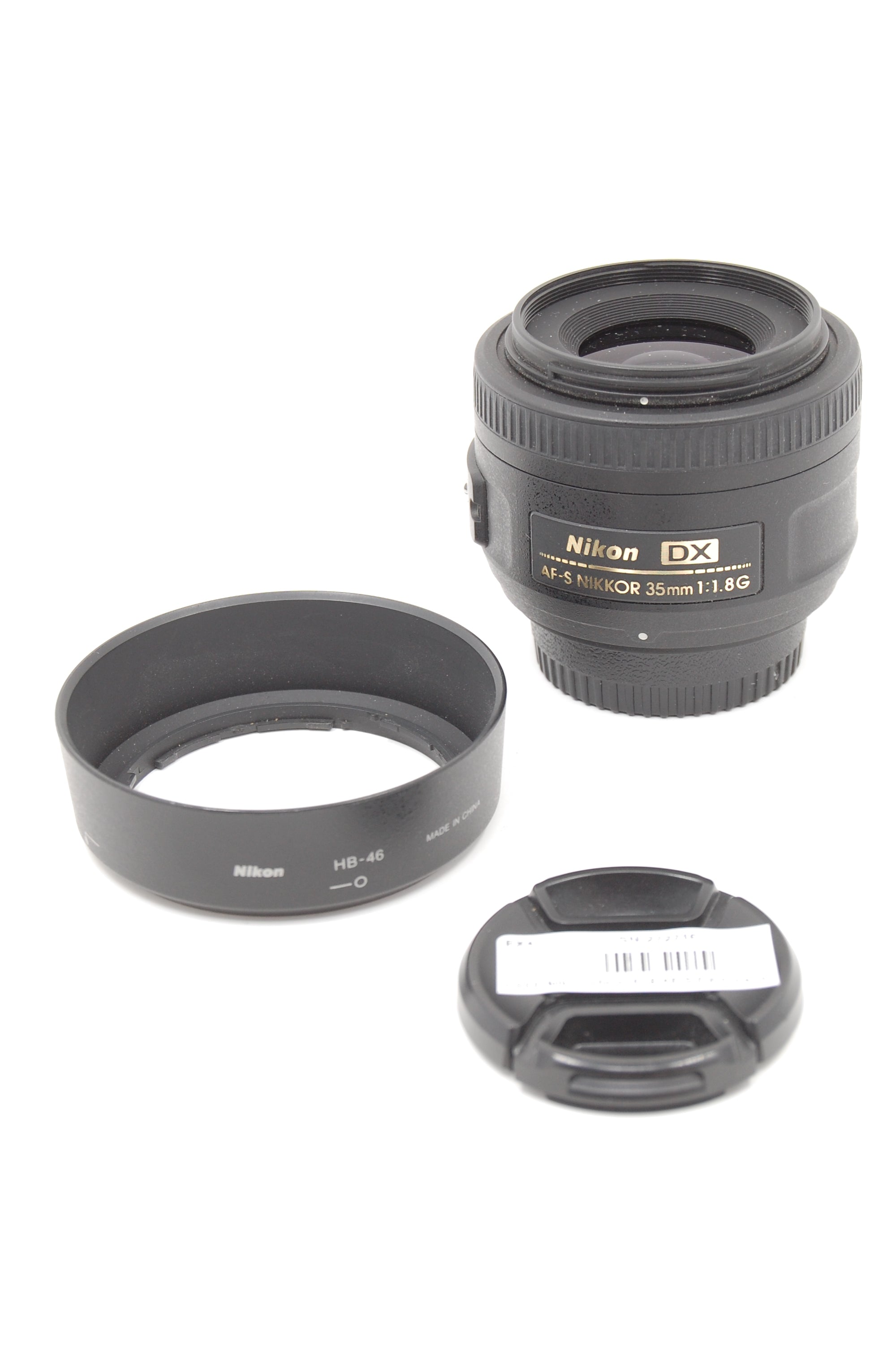 USED Nikon 35mm f1.8 AF-S DX G Lens