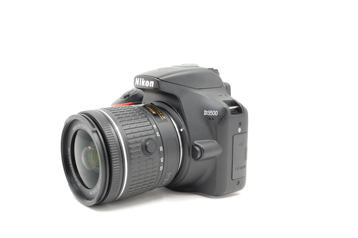 USED Nikon D3500 DSLR w/ AF-P 18-55mm VR Lens (Black)
