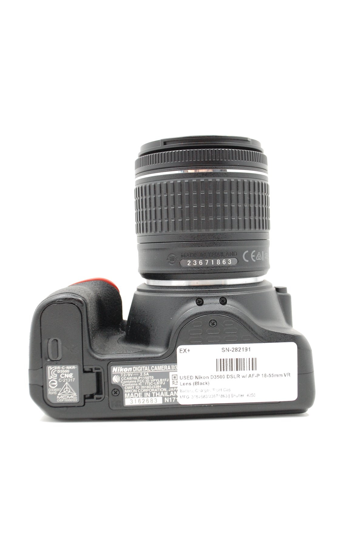USED Nikon D3500 DSLR w/ AF-P 18-55mm VR Lens (Black)