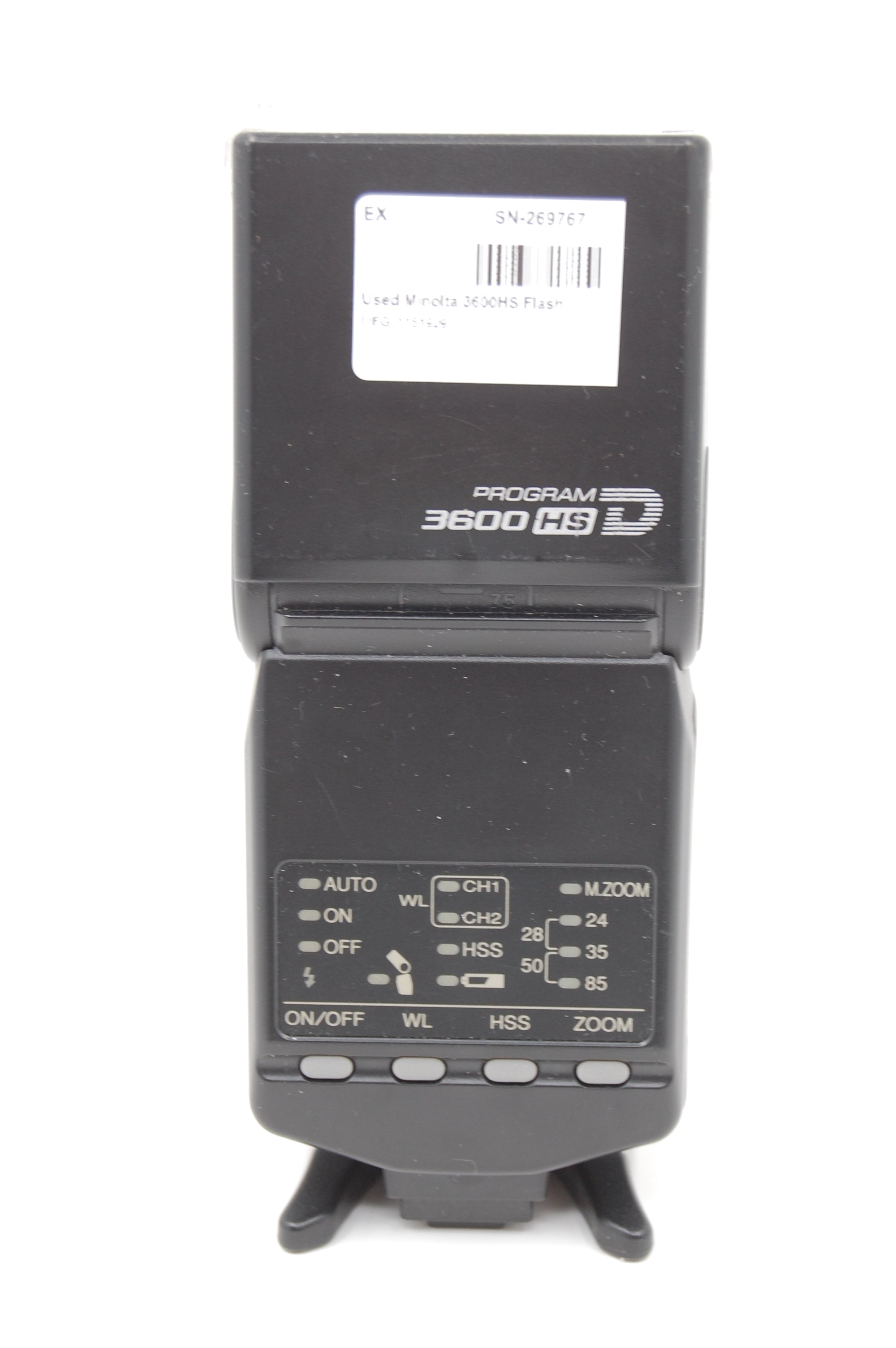 Used Minolta 3600HS Flash