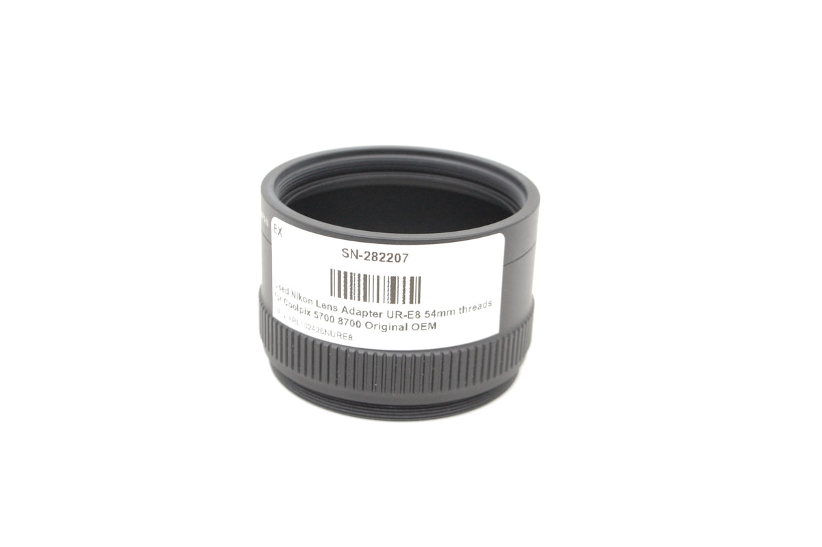 Used Nikon Lens Adapter UR-E8 54mm threads for Coolpix 5700 8700 Original OEM