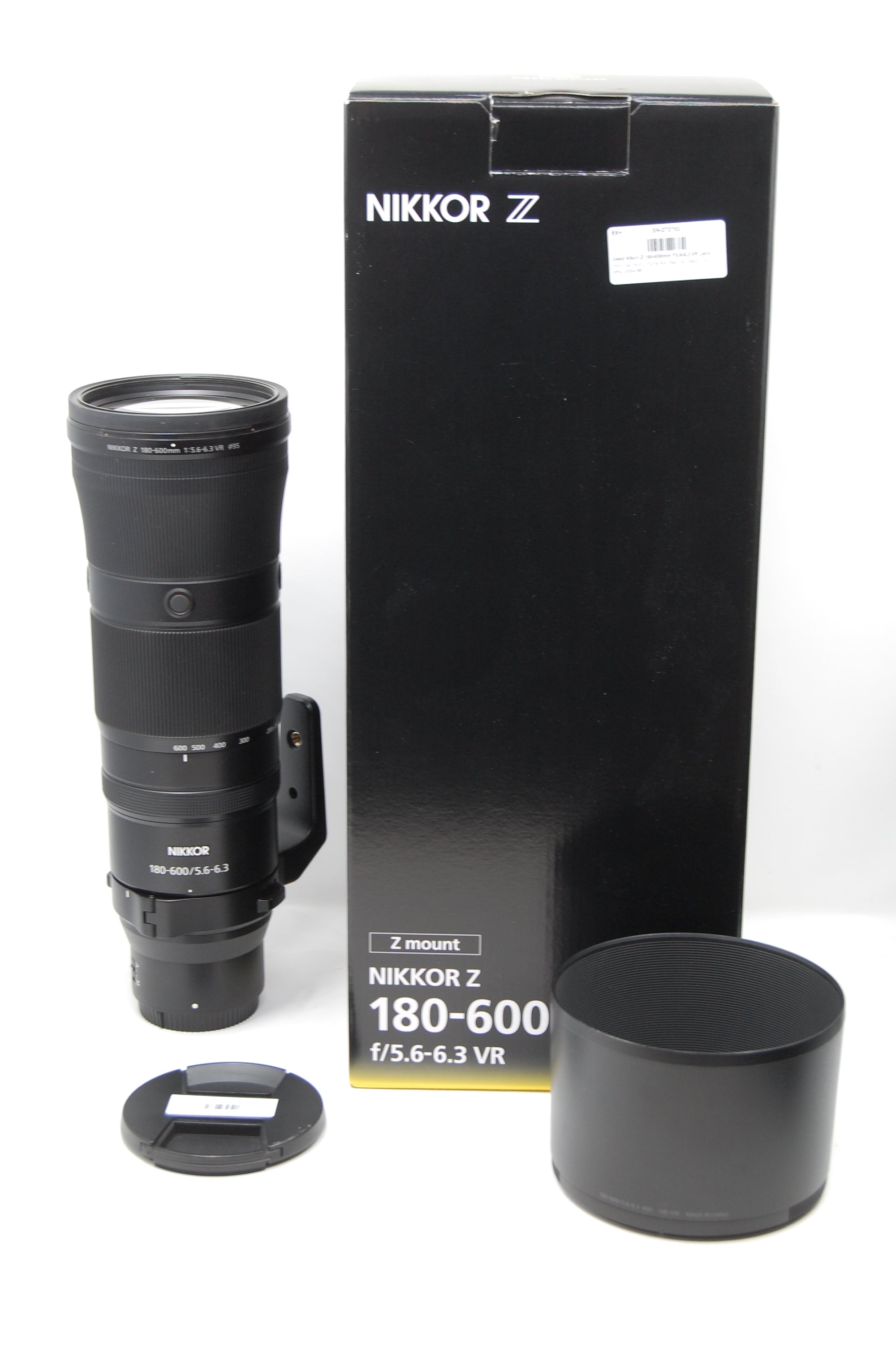 Used Nikon Z 180-600mm F5.6-6.3 VR Lens
