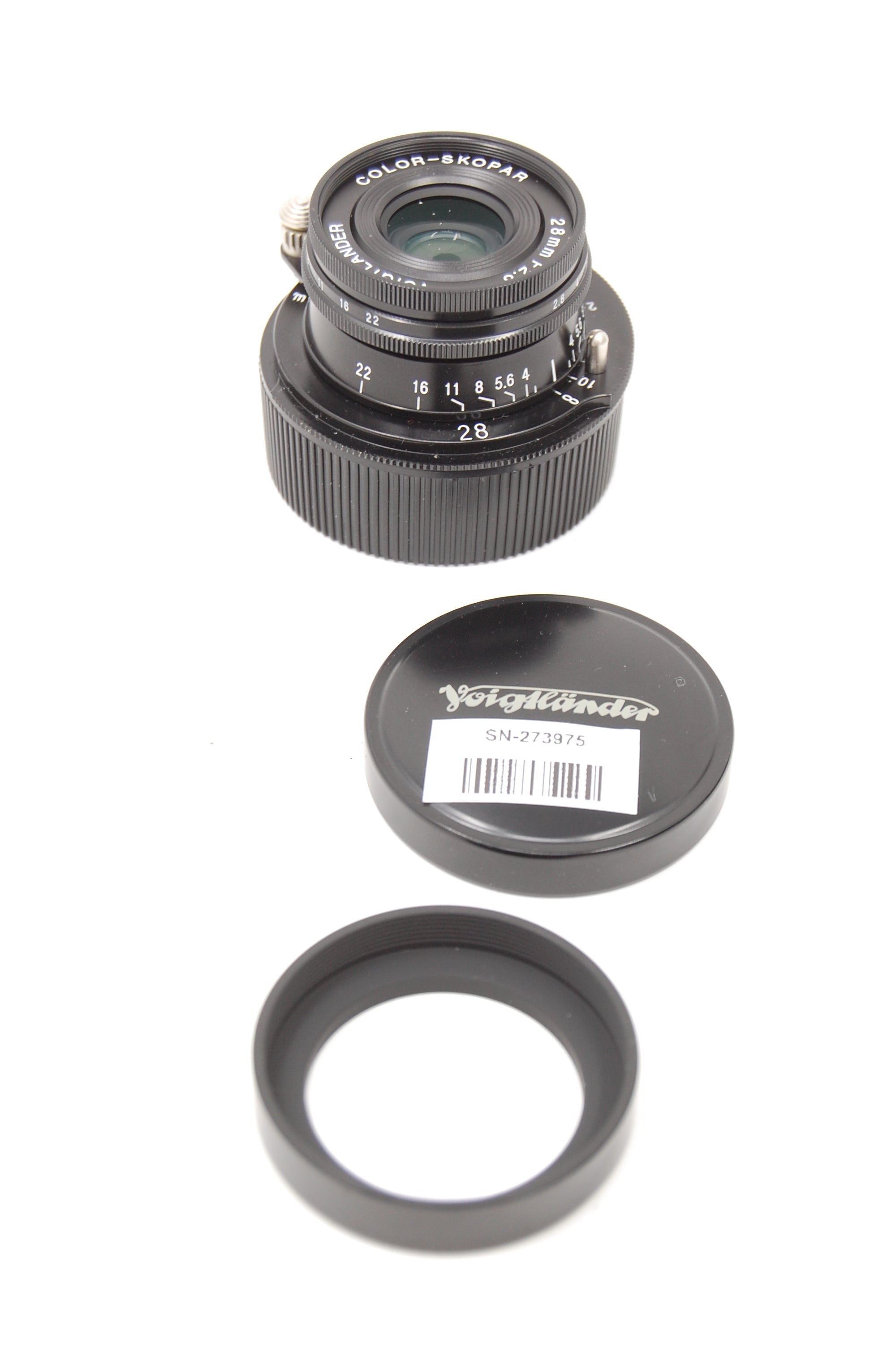 Used Voigtlander Color-Skopar 28mm f2.8 Leica m mount
