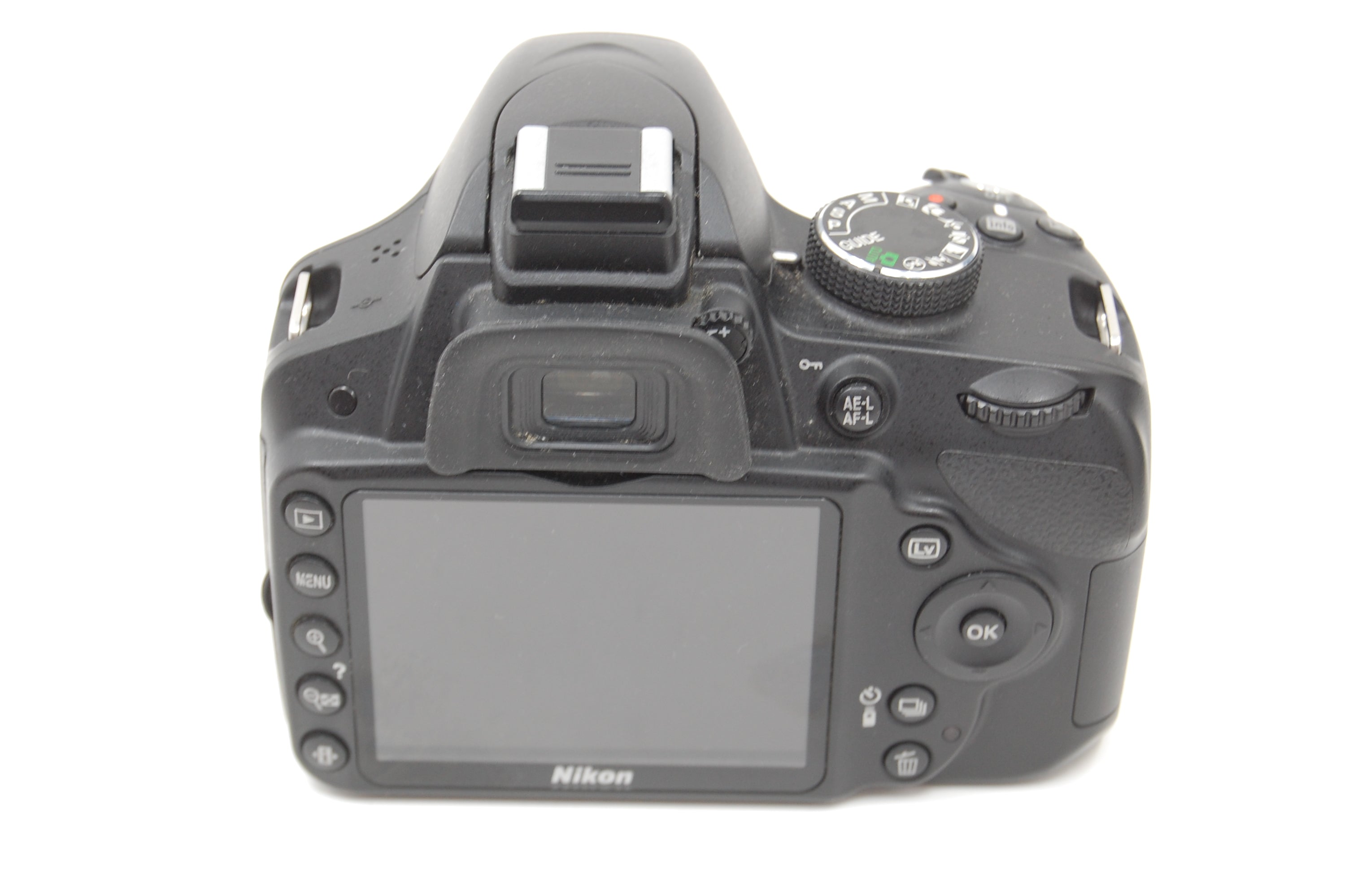 Used Nikon D3200 DSLR Body Only - AS-IS/Parts - READ!