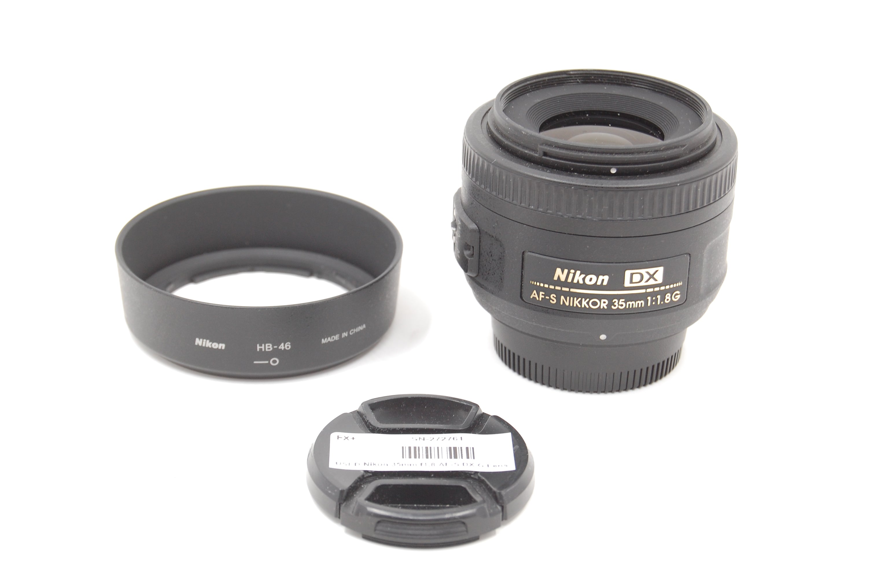 USED Nikon 35mm f1.8 AF-S DX G Lens