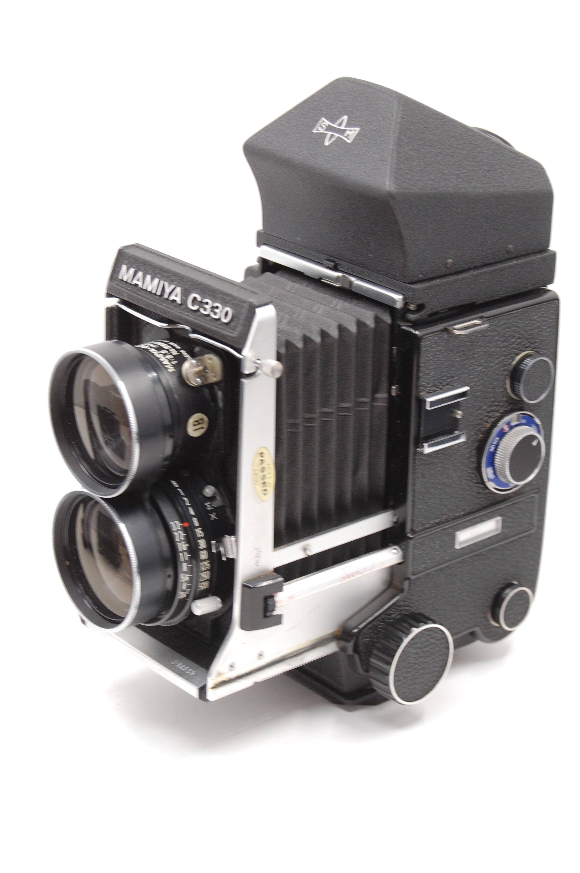 Mamiya C330&105mm f3.5+65mm f3.5「週末限定価格」 USED Mamiya C330 Medium Format TLR w/65mm f3.5 Lens & Prism