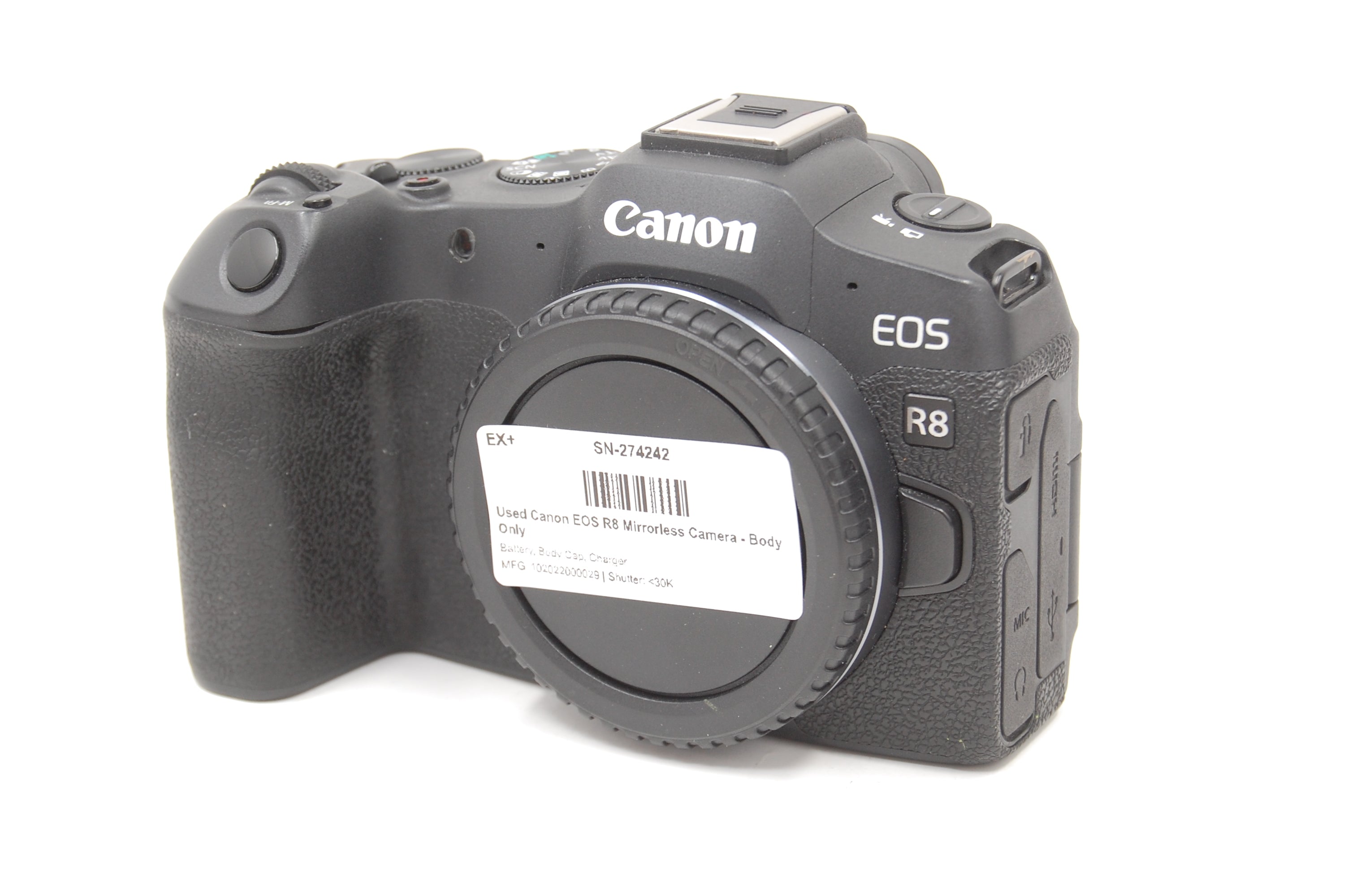 Used Canon EOS R8 Mirrorless Camera - Body Only