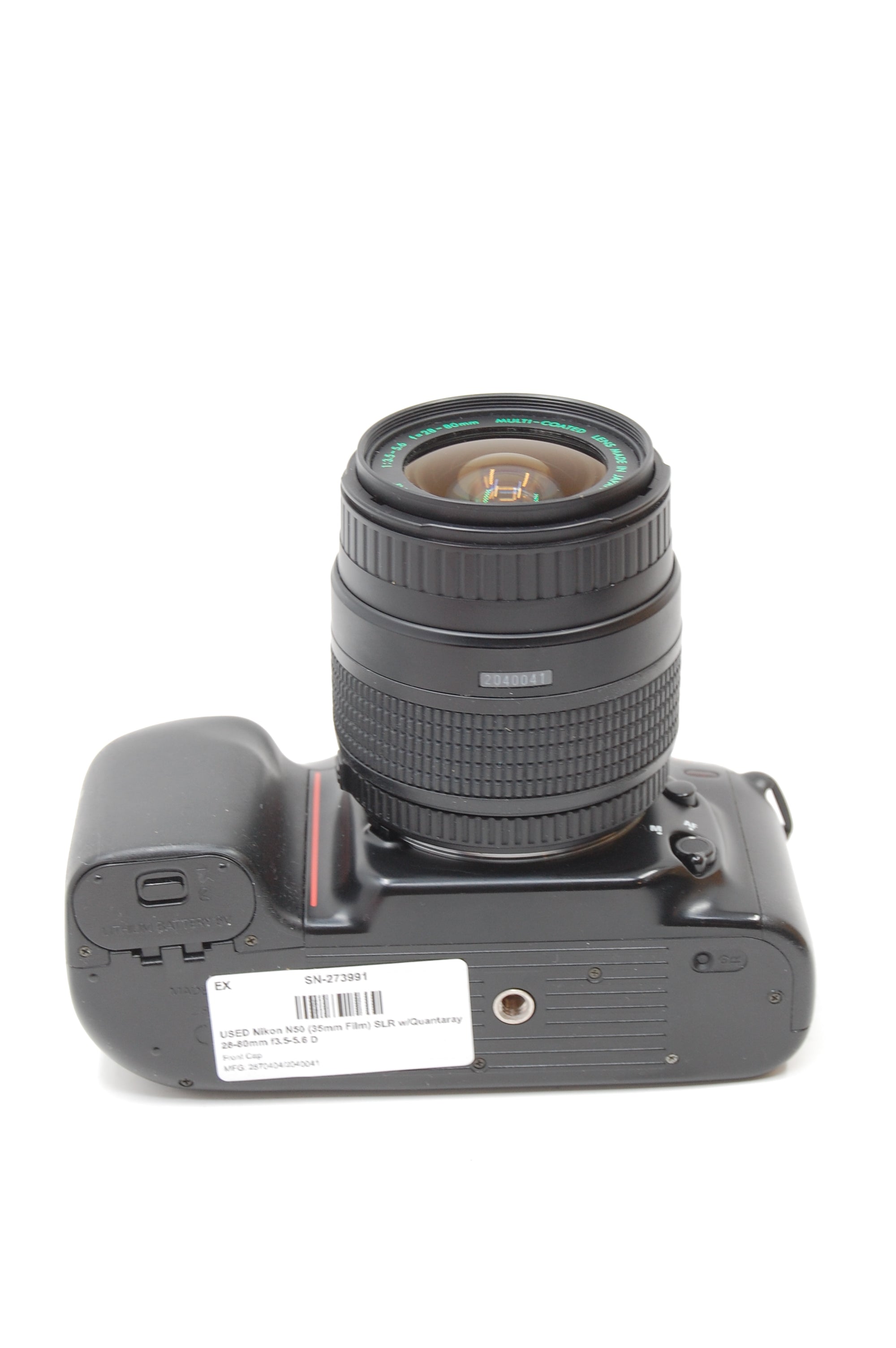 USED Nikon N50 (35mm Film) SLR w/Quantaray 28-80mm f3.5-5.6 D