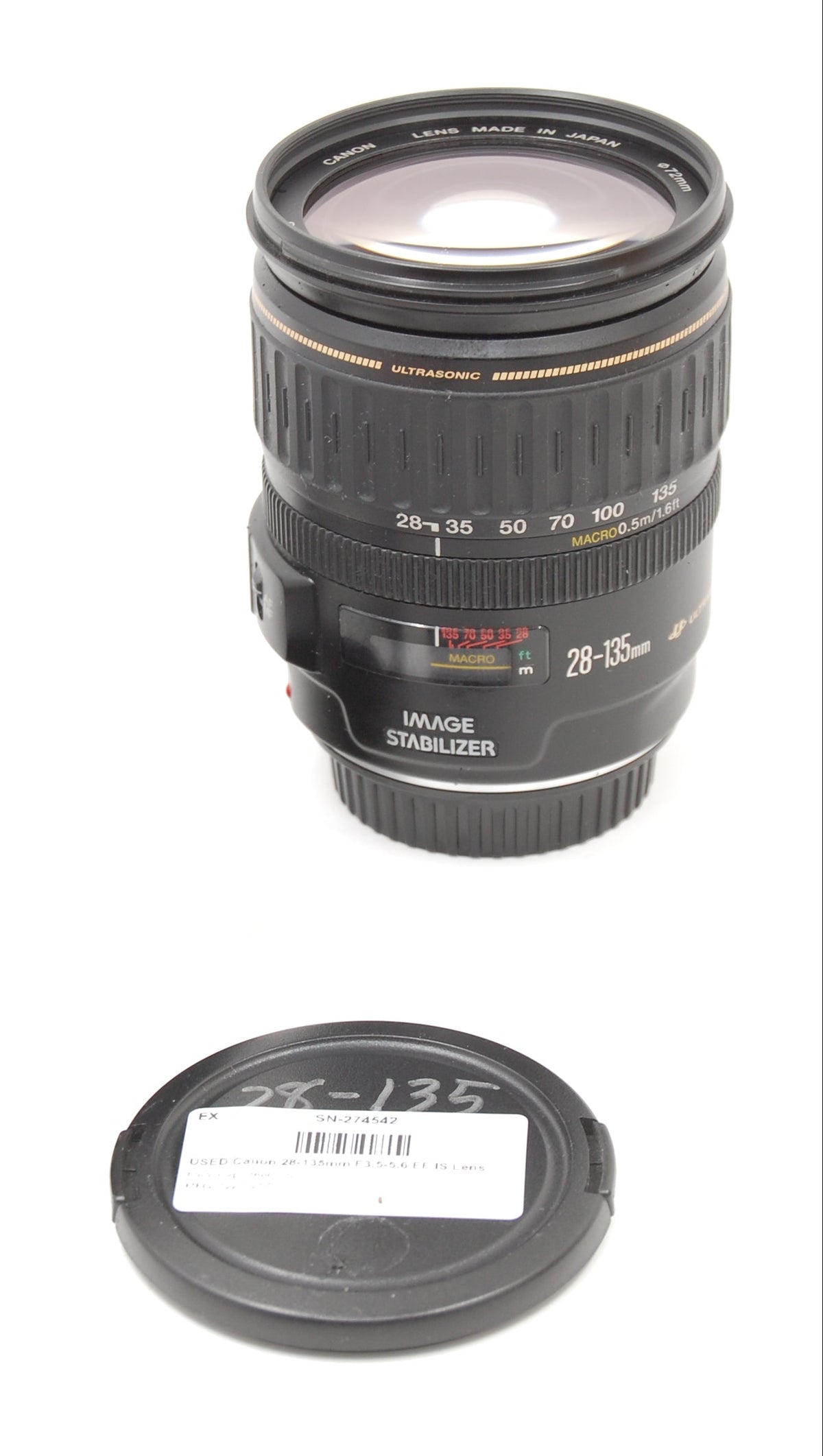 USED Canon 28-135mm F3.5-5.6 EF IS Lens