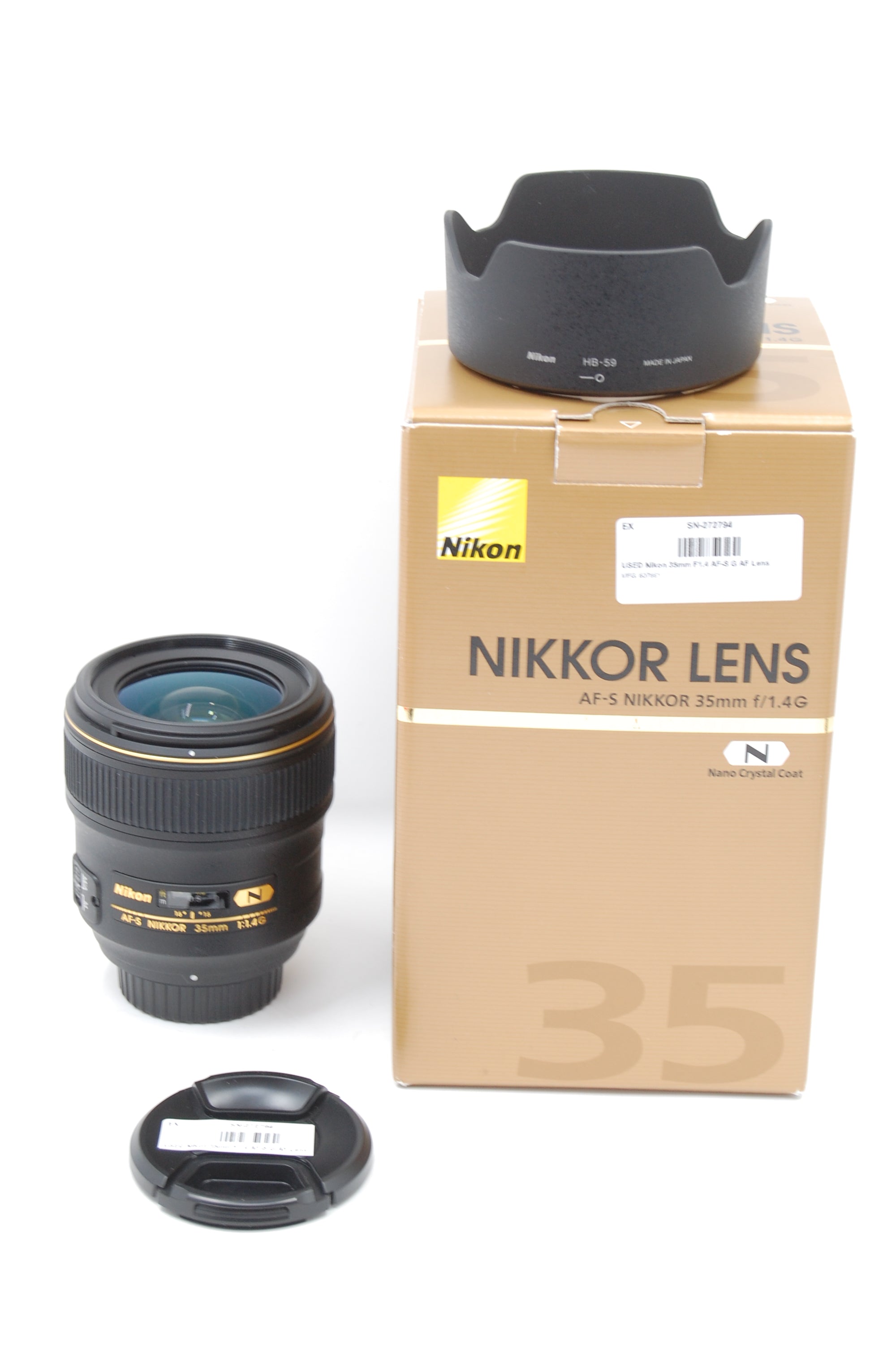 USED Nikon 35mm F1.4 AF-S G AF Lens
