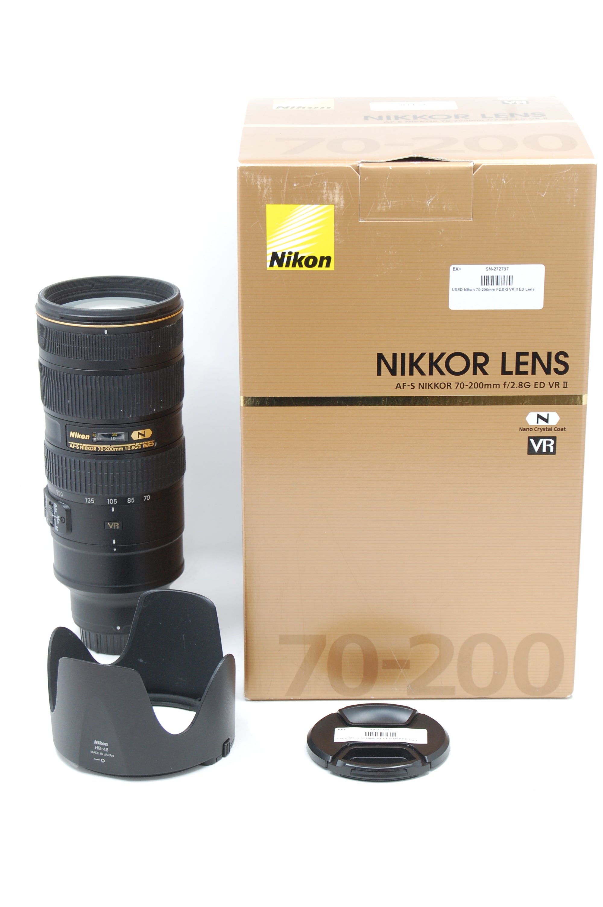 USED Nikon 70-200mm F2.8 G VR II ED Lens
