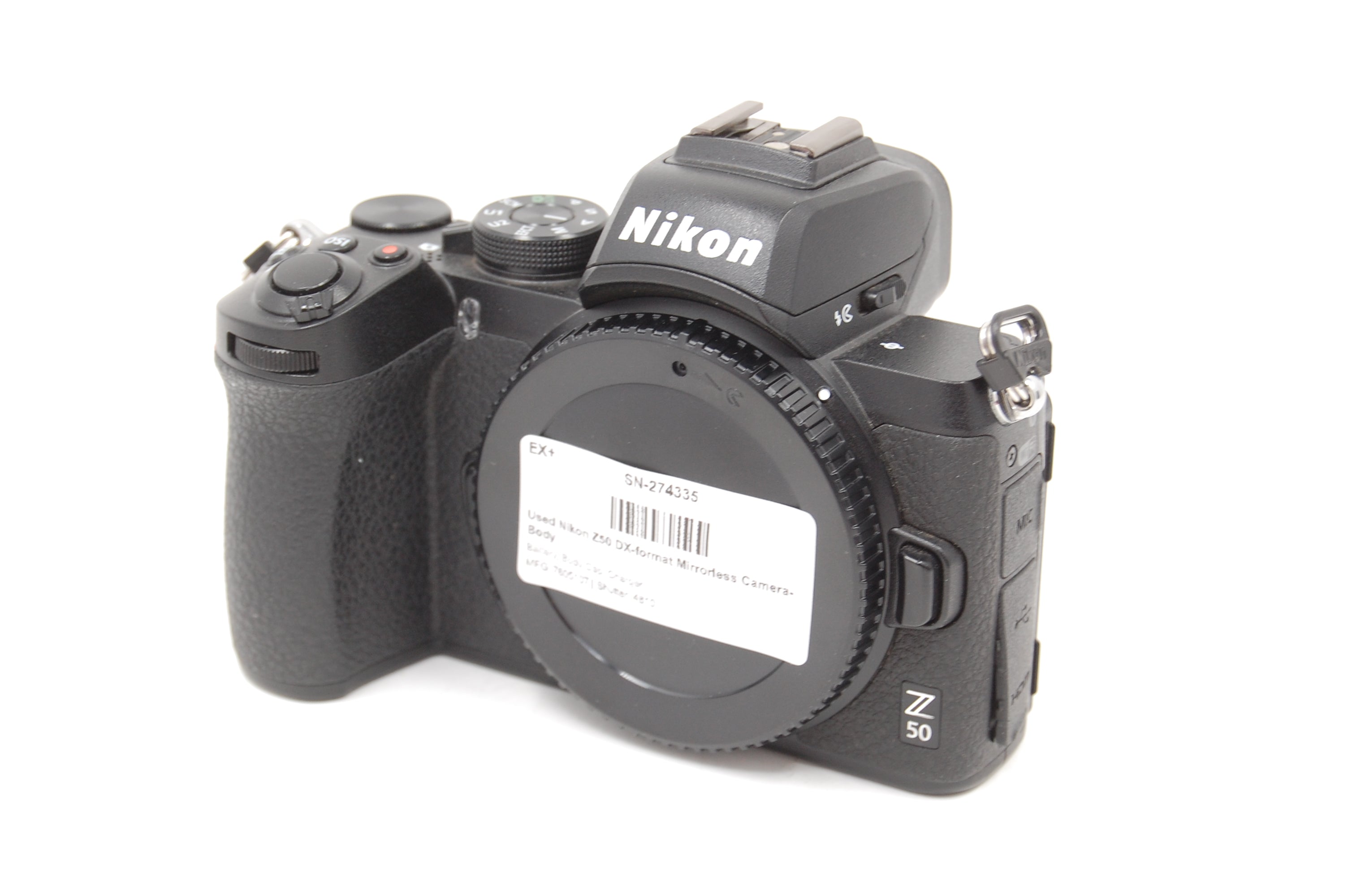 Used Nikon Z50 DX-format Mirrorless Camera  Body